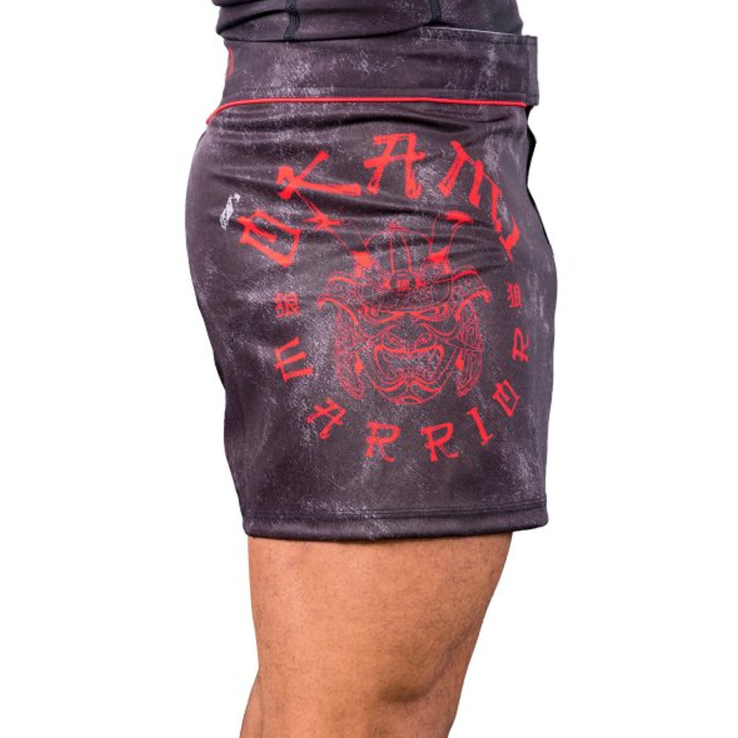 OKAMI MMA Fight Shorts, Warrior, black, XL