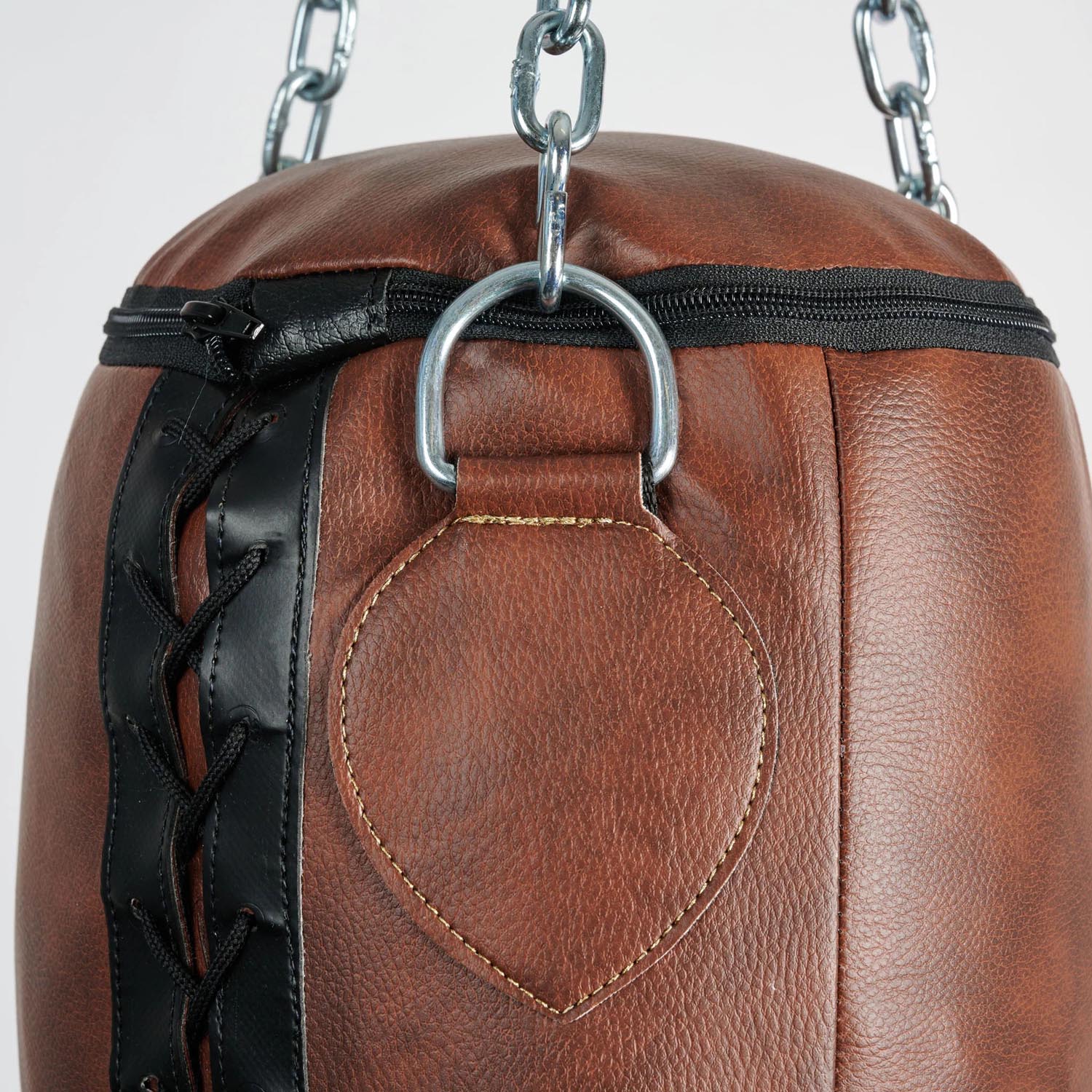 LEONE Boxing Bag, Saturno Vintage, brown, 35 kg, 120 cm