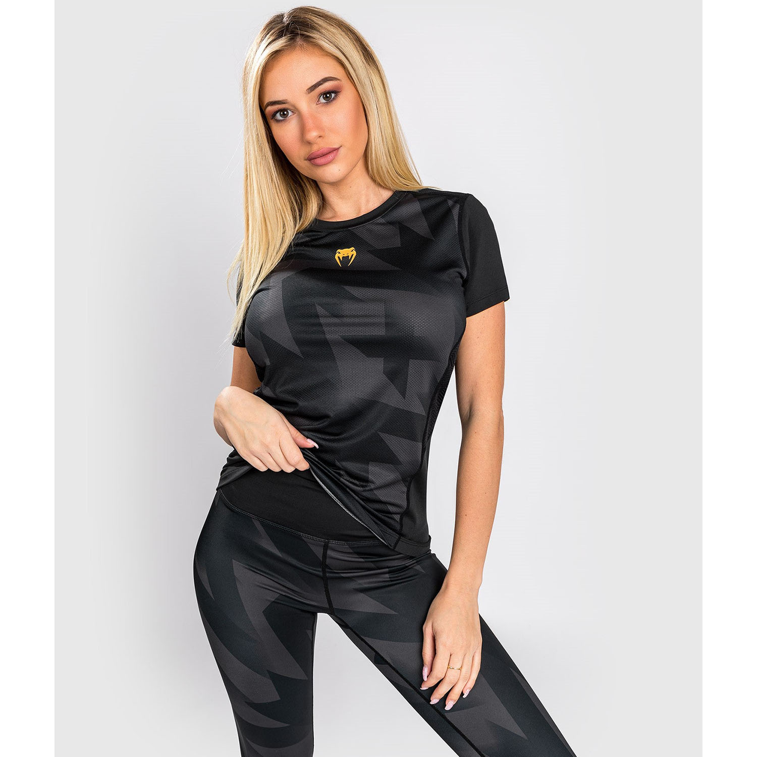 VENUM Dry Tech T-Shirt, Women, Razor, black-gold, XS