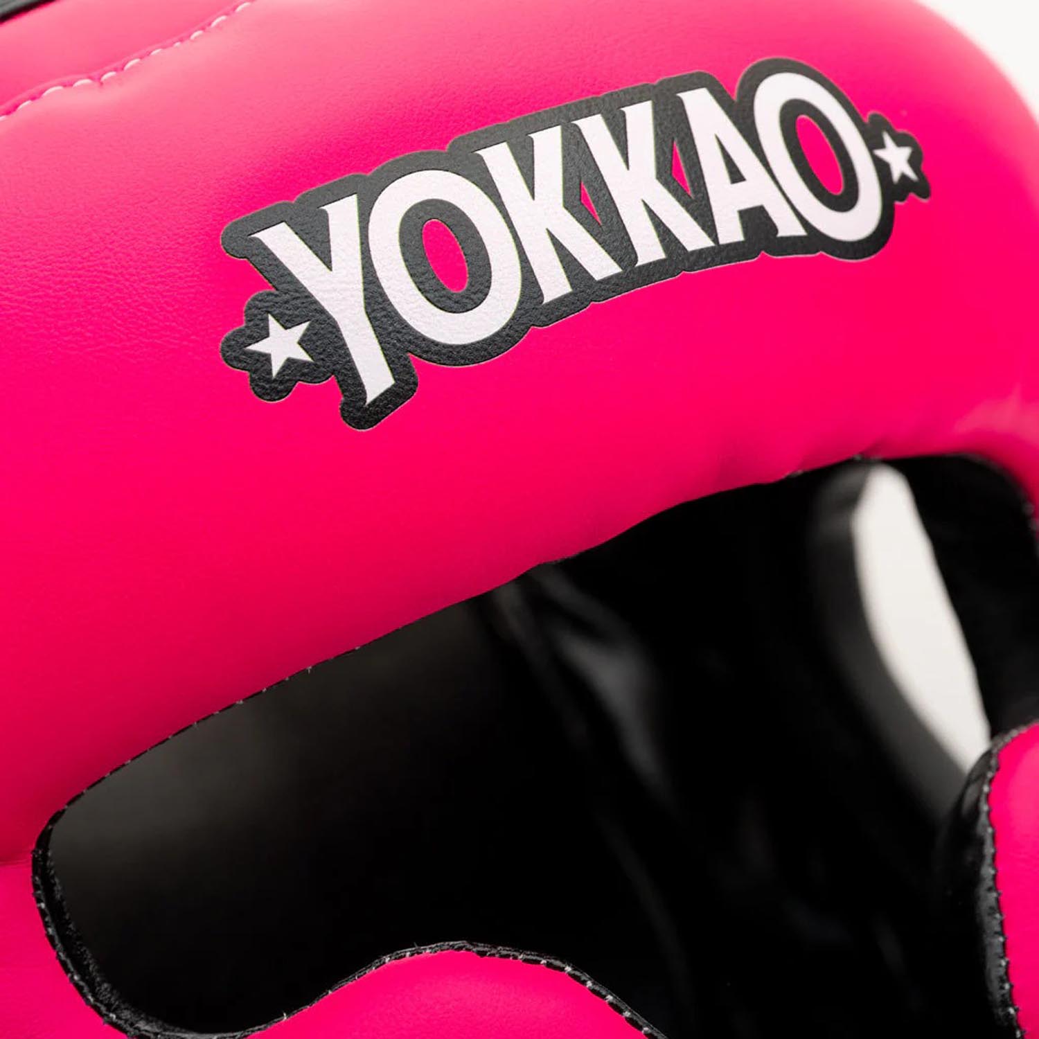 YOKKAO Head Guard, pink-white, XL