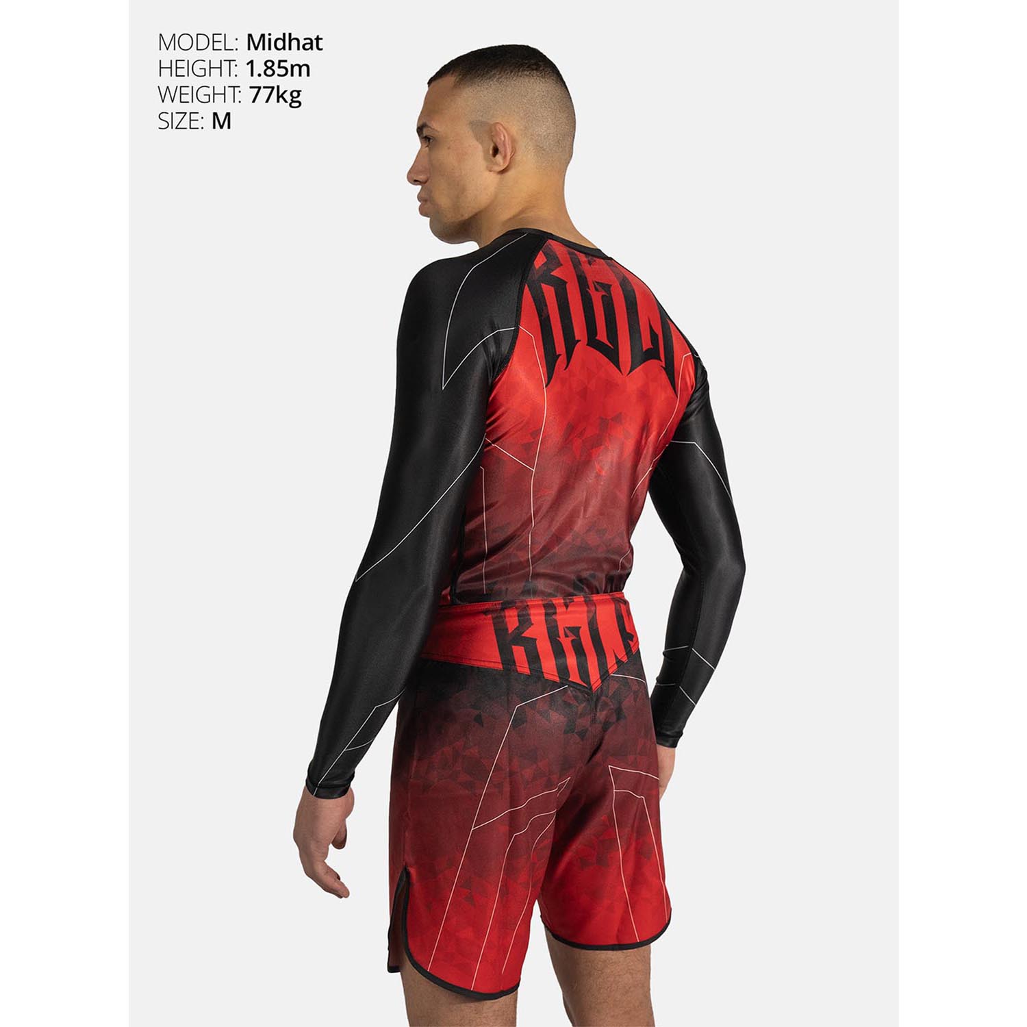 RINGLIFE Rashguard L/S - Transition black-red XXL