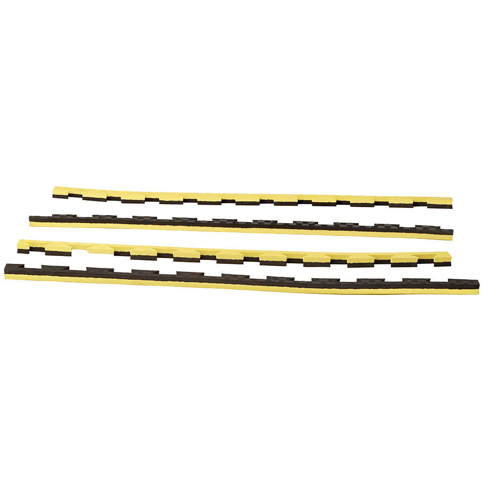 Ju-Sports Puzzle Mat, Pro Checker, black-yellow, 2 cm