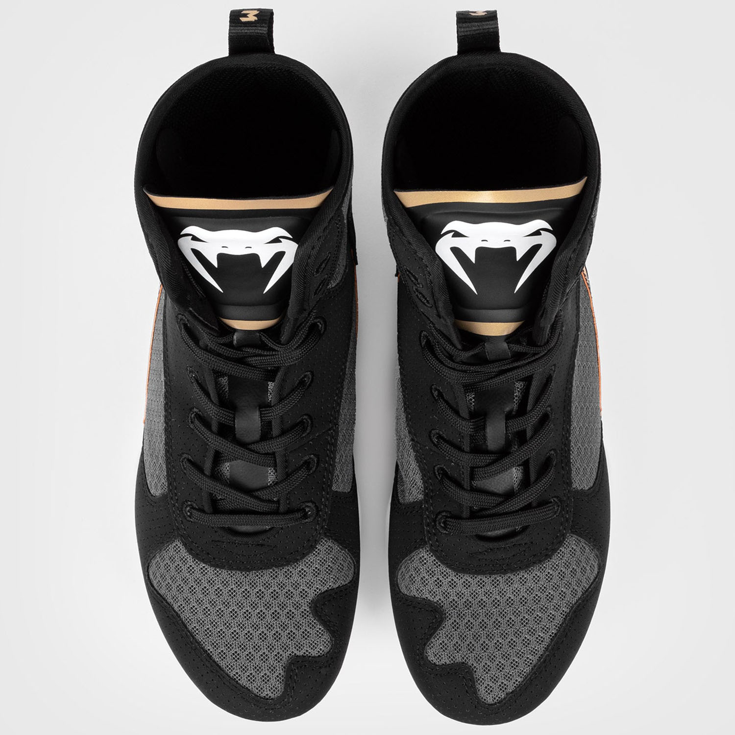 VENUM Boxschuhe, Elite, schwarz-weiß-gold, 44.5