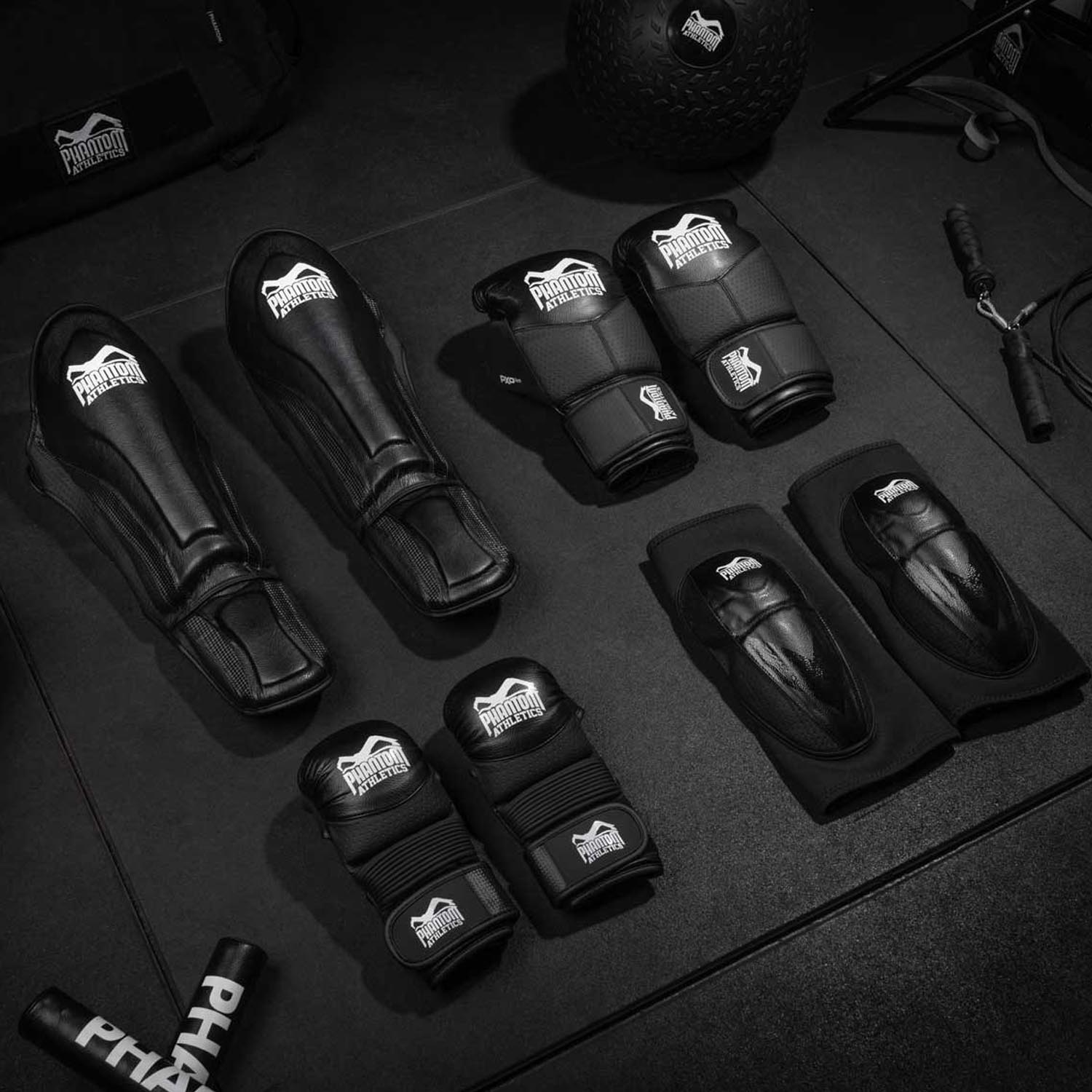 Phantom Athletics Knieschoner, Riot Pro, schwarz, L/XL