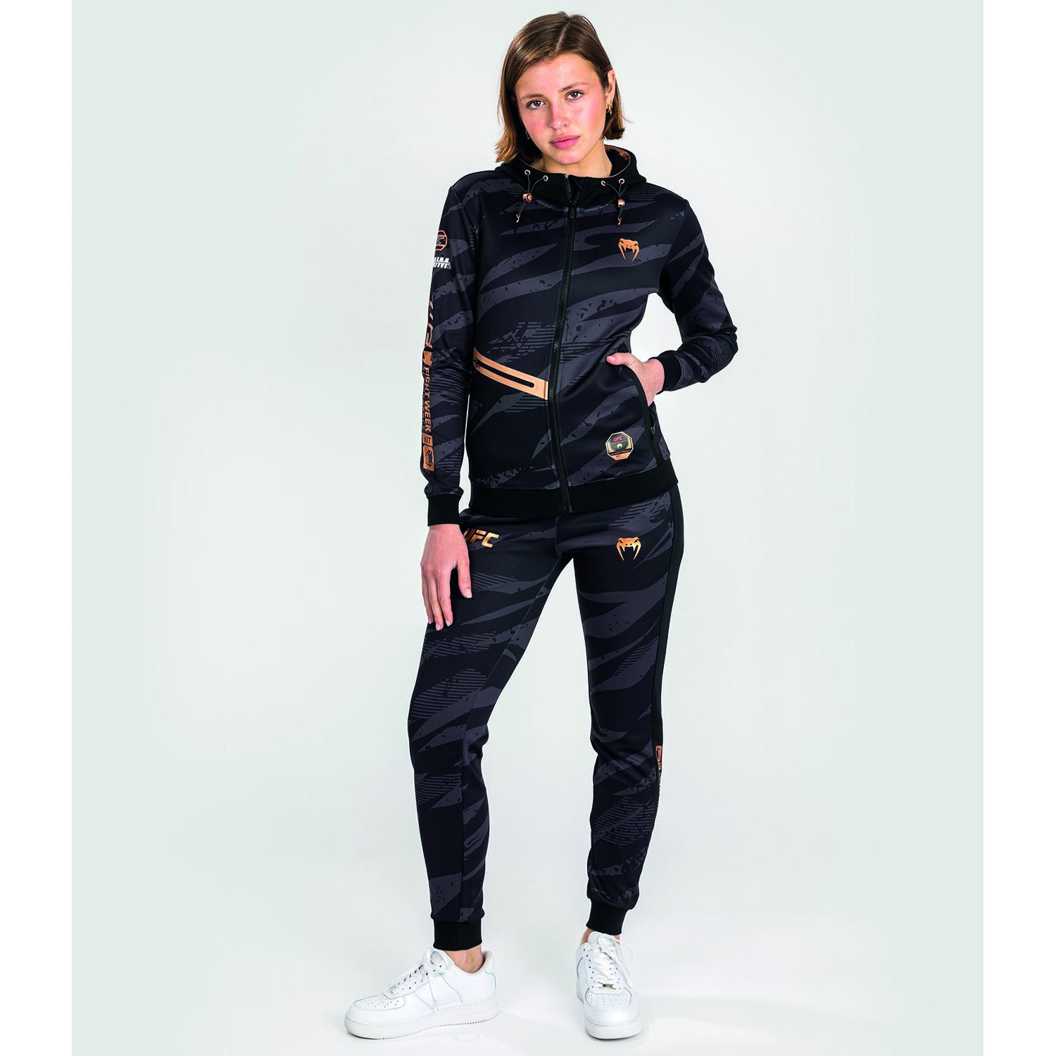 VENUM Zip Hoody, Damen, UFC Fight Week, Adrenaline, urban camo, XXL