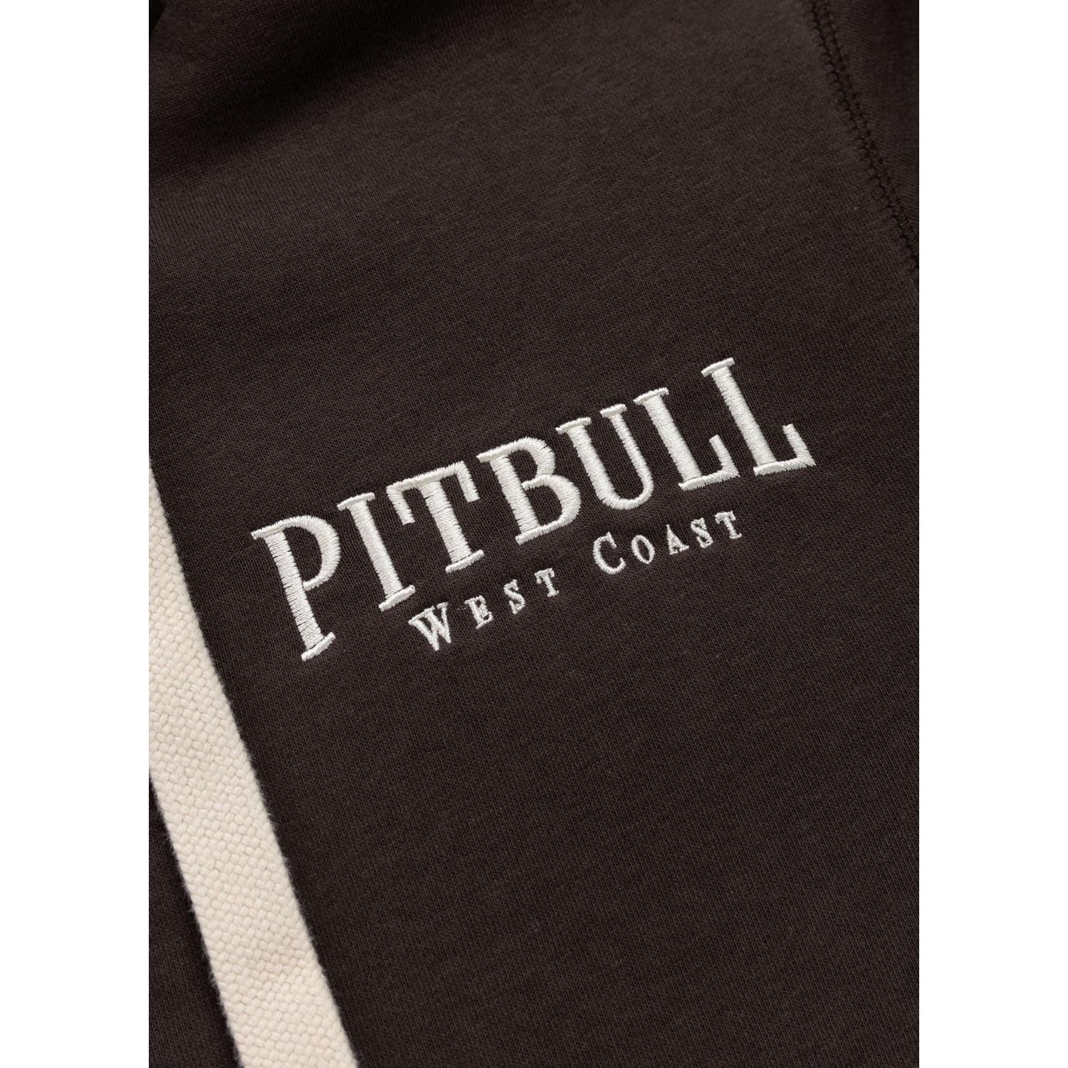 Pit Bull West Coast Zip Hoody, Ruffin Detroit, brown, L