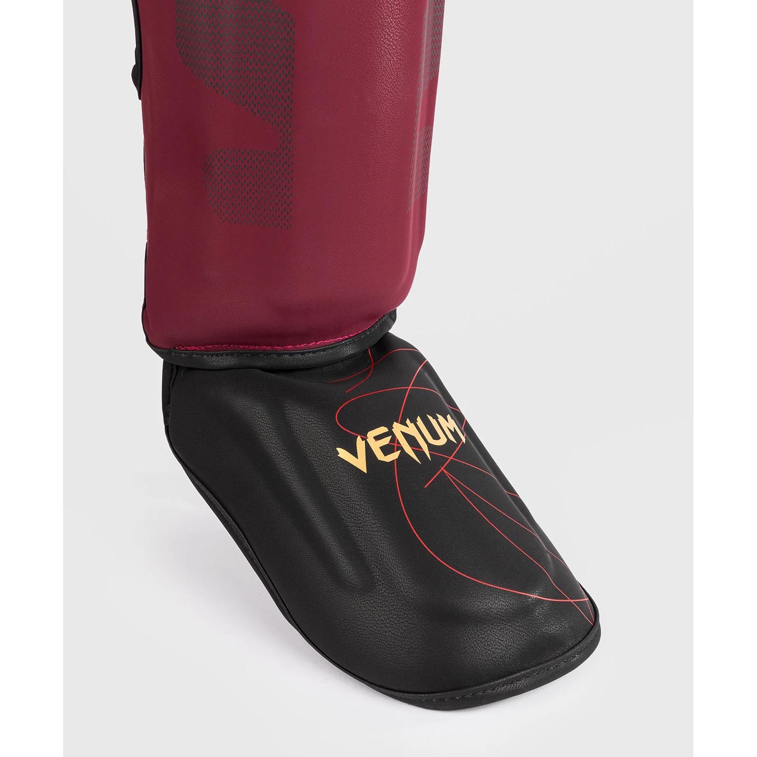 VENUM Shinguards, Tactical XT, winered-gold, XL