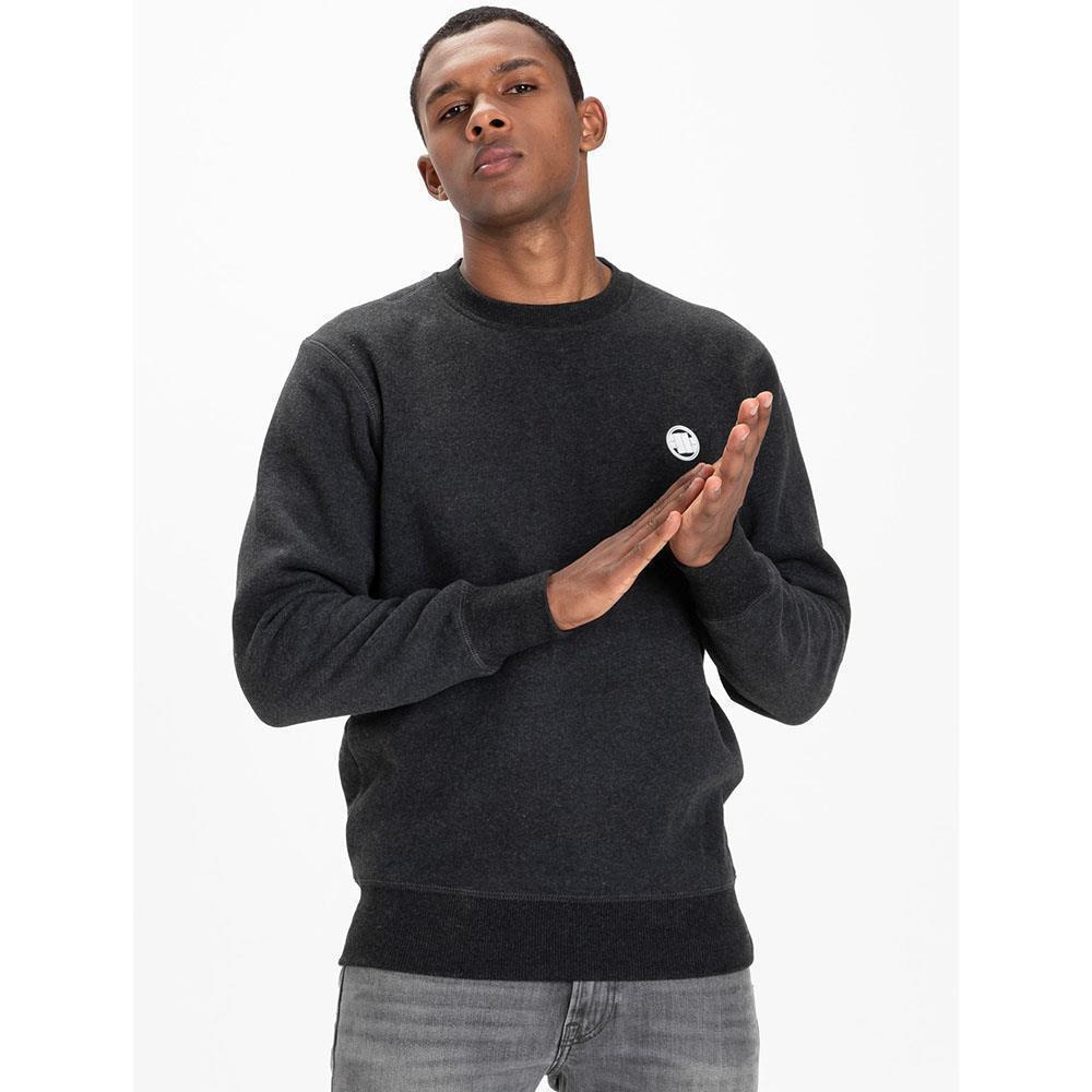 Pit Bull West Coast Pullover, Small Logo, dark-grey, S