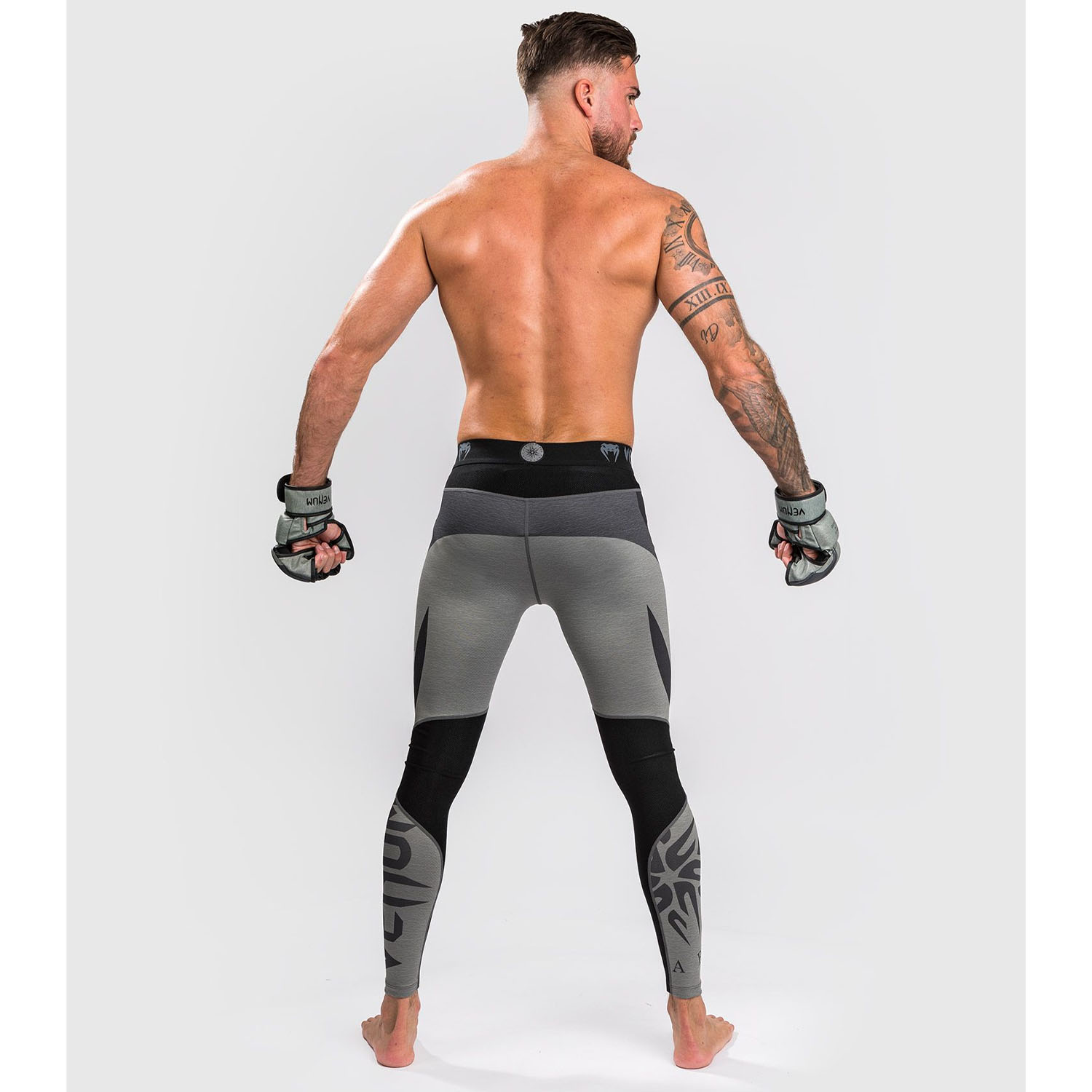 VENUM Compression Pants, Stone, grau, XL