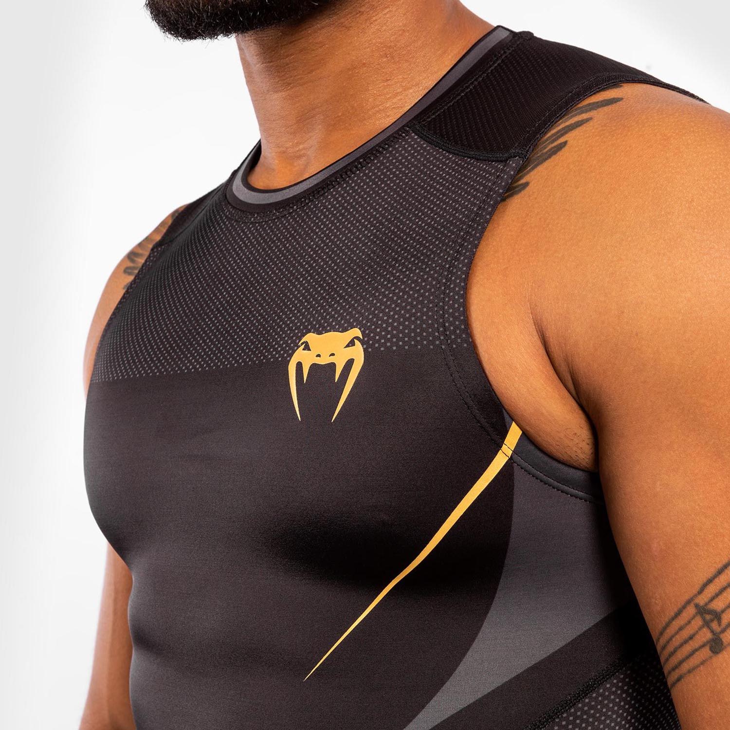 VENUM Rashguard, Sleeveless, Athletics, schwarz-gold, XXL
