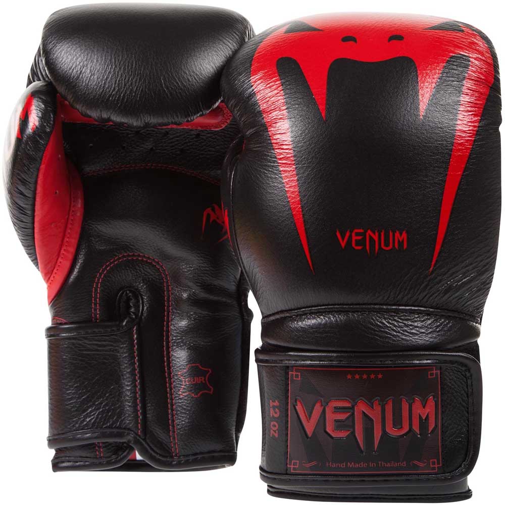 VENUM Boxing Gloves, Giant 3.0, black-red, 12 Oz