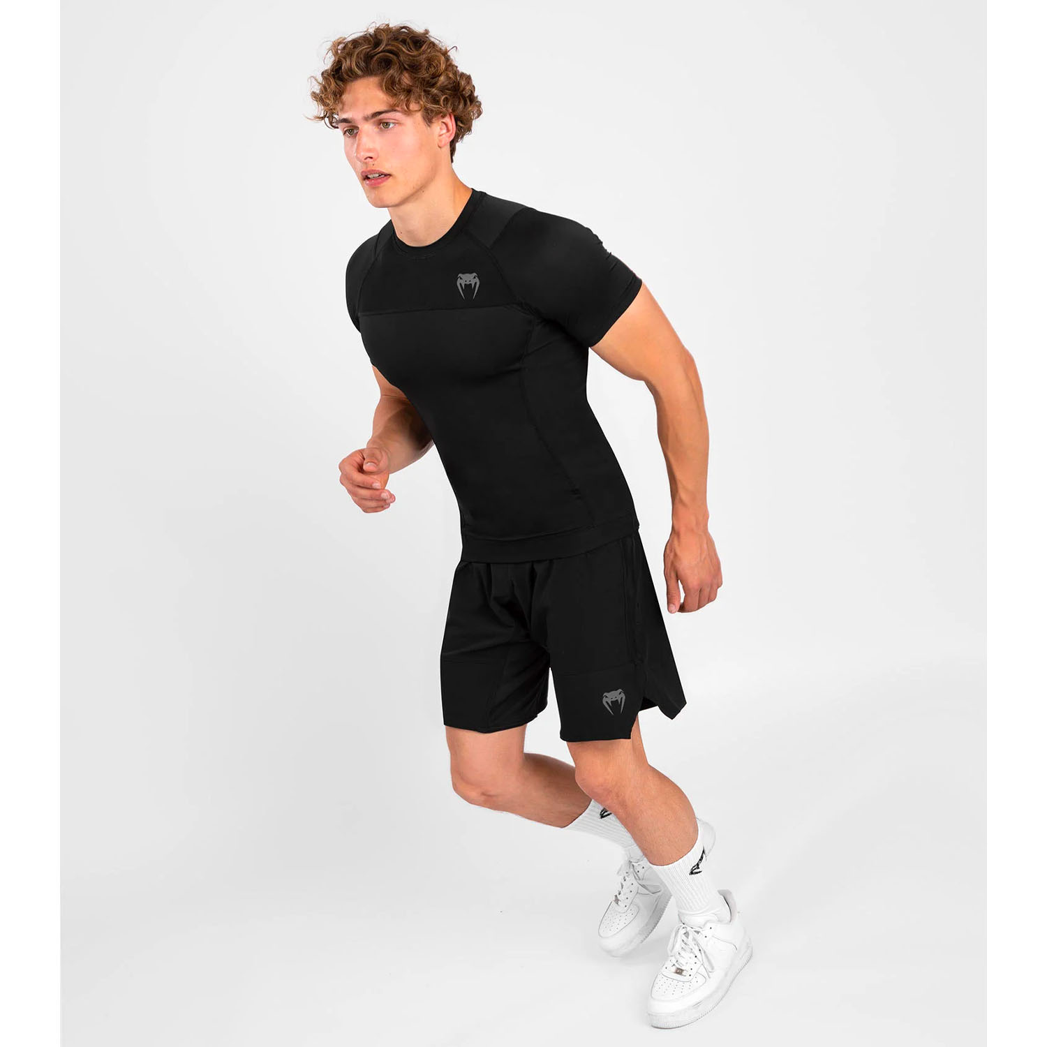 VENUM Rashguard, S/S, G-Fit Air, schwarz, XXL