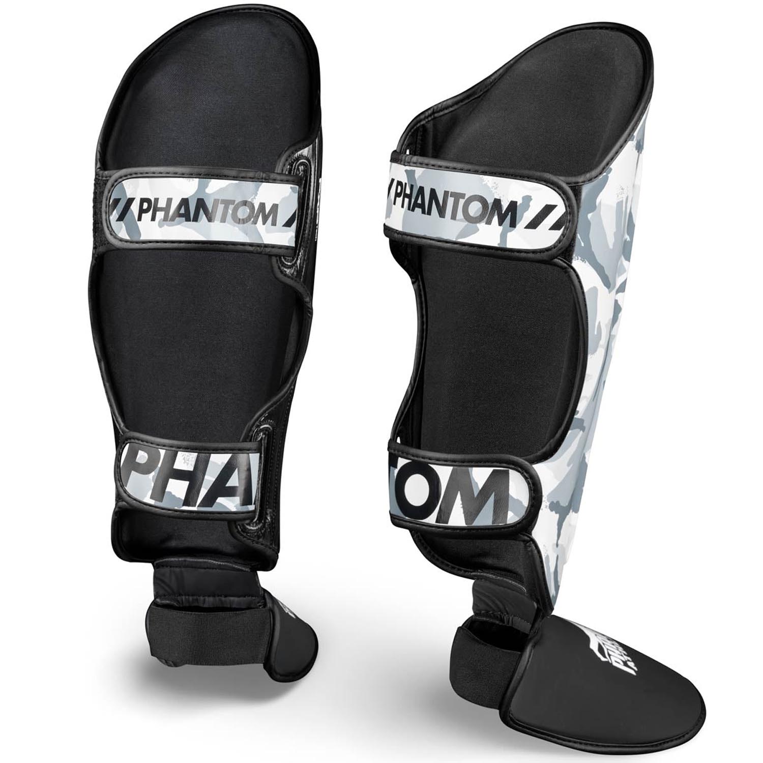 Phantom Athletics Shin Guard, Apex, Striking, camo-white, S/M