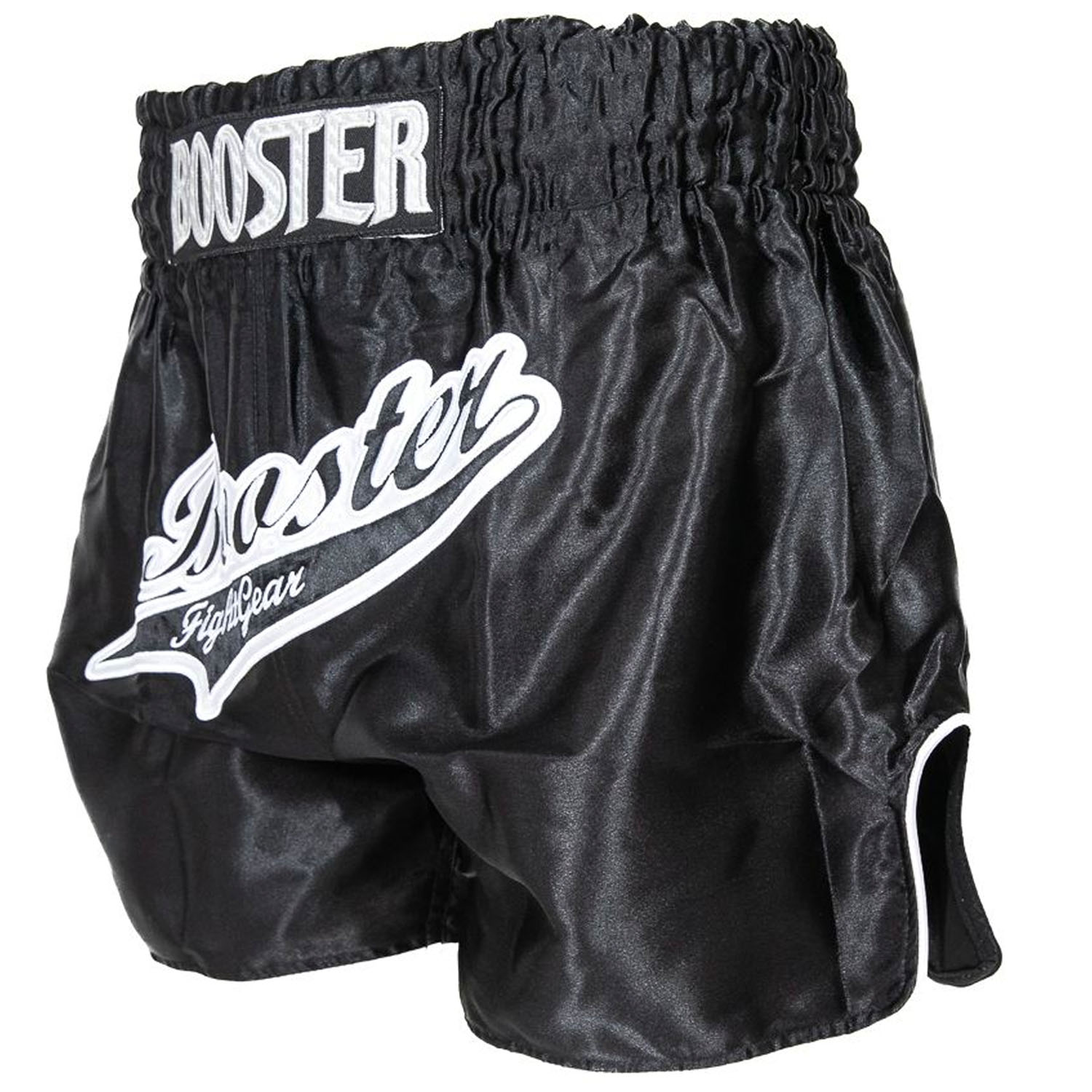 Booster Muay Thai Shorts, TBT Slugger, black-white S