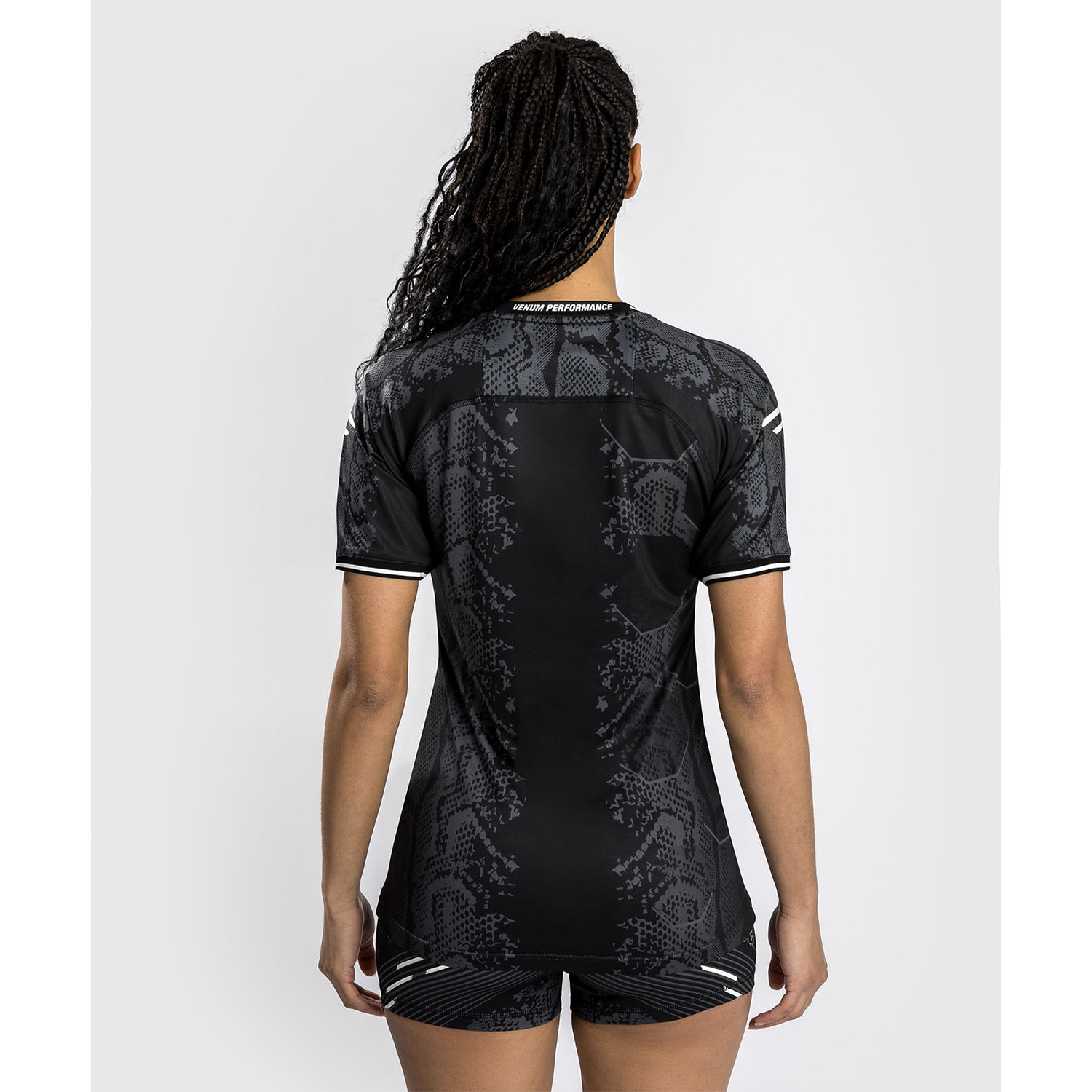 VENUM Dry Tech T-Shirt, Damen, UFC Fight Night, Adrenaline, schwarz, S