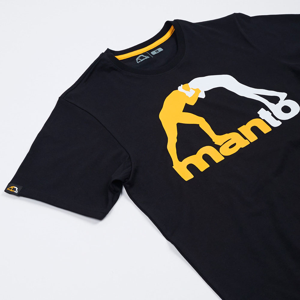 MANTO T-Shirt, Logo, black, XL