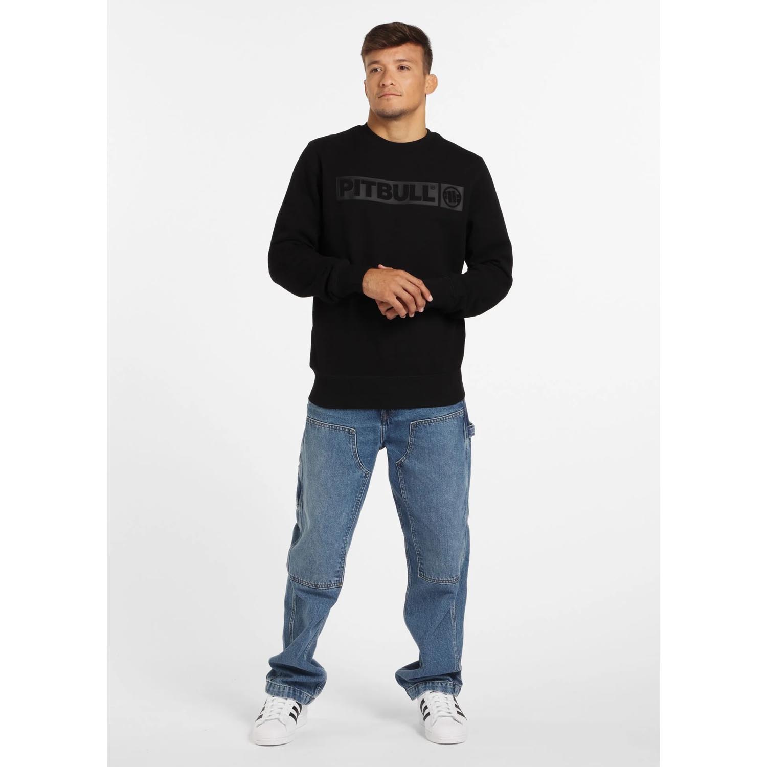Pit Bull West Coast Crewneck, Hilltop, black, XXXL