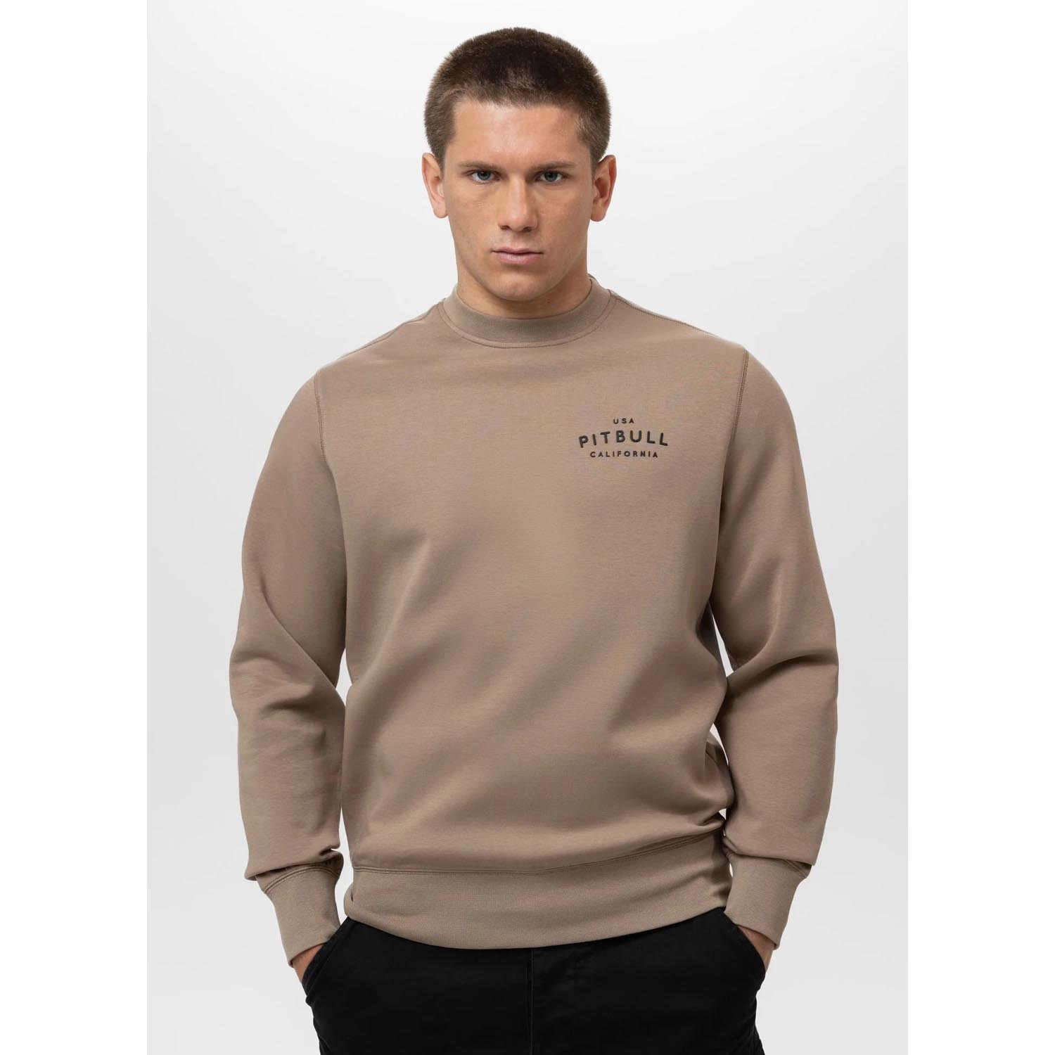 Pit Bull West Coast Crewneck, Sampson, sand, XXXL