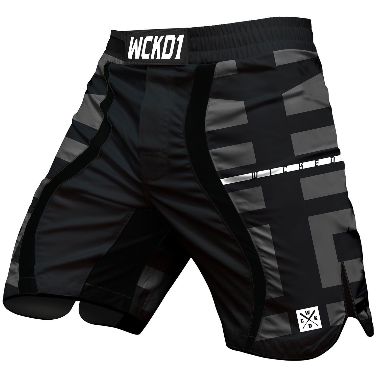 Wicked One MMA Fight Shorts, Eager Klaz, black XXL