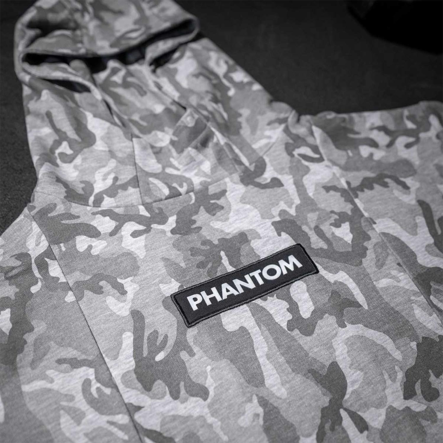 Phantom Athletics Hoody, Radar, camo-grau, S