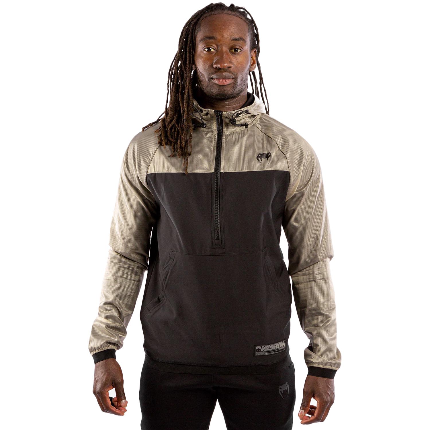 VENUM Half Zip Hoody, Laser XT, black-beige, S