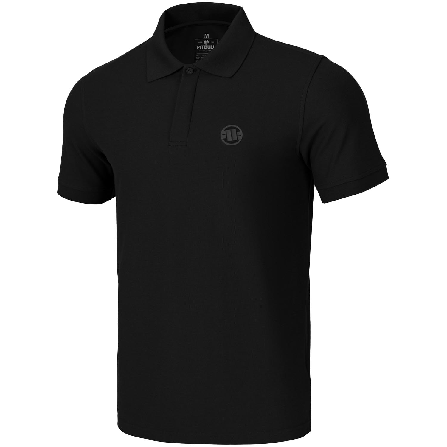Pit Bull West Coast Polo T-Shirt, Coolmax Rockey, schwarz, XL