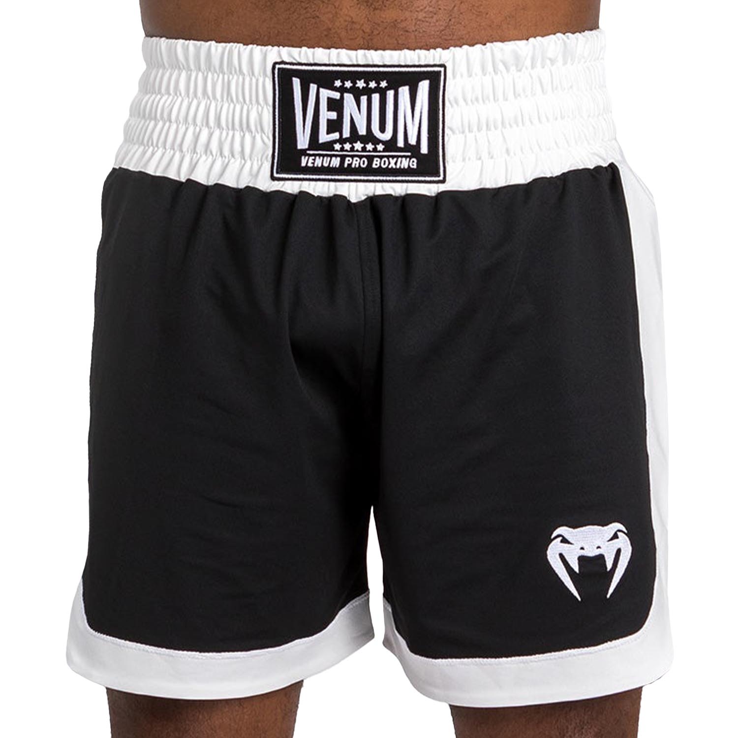 VENUM Boxing Shorts, Classic, black-white, XXL