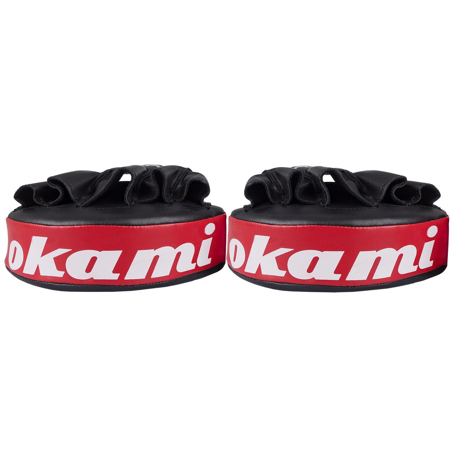 OKAMI Focus Mitts, Micro, black-red