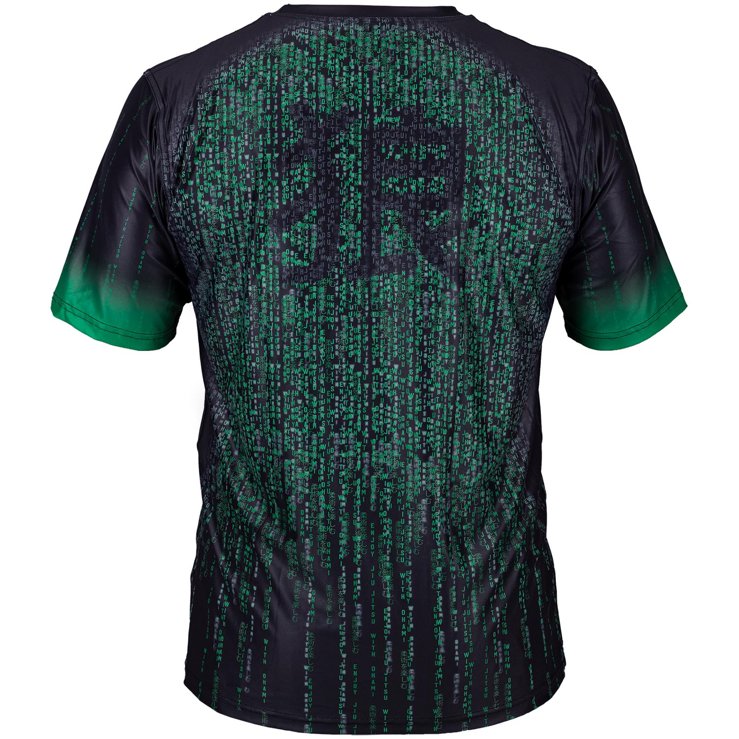 OKAMI Functional T-Shirt, Code, schwarz-grün, S