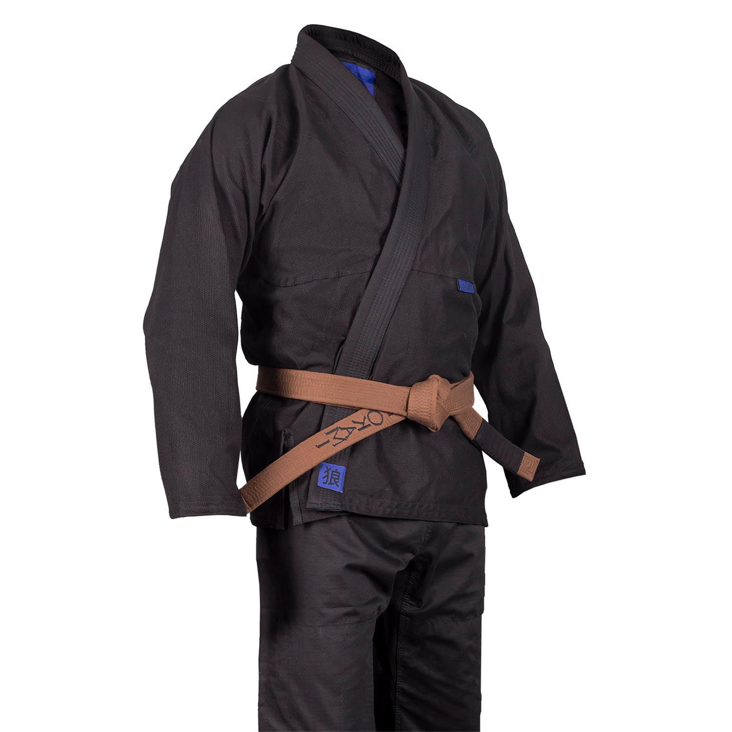 OKAMI BJJ GI, Hajimari, black, A4