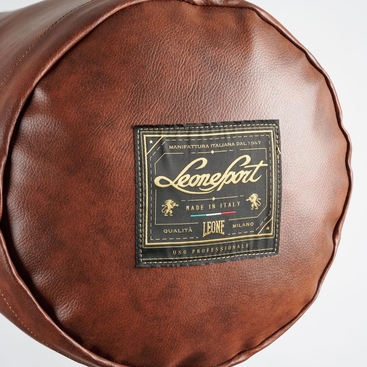 LEONE Boxing Bag, Uppercut Vulcano Vintage, brown, 15 kg, 80 cm