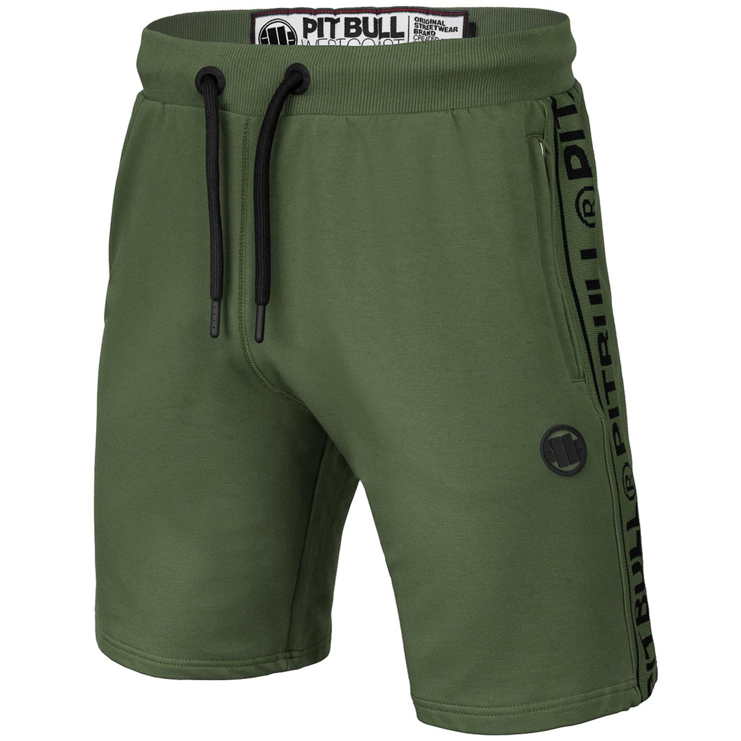 Pit Bull West Coast Trainingshorts, Vigo French Terry, olive, XXXL