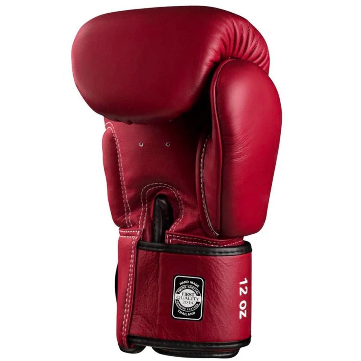 TWINS Special Boxing Gloves, Leather, BGVL-3, winered, 12 Oz