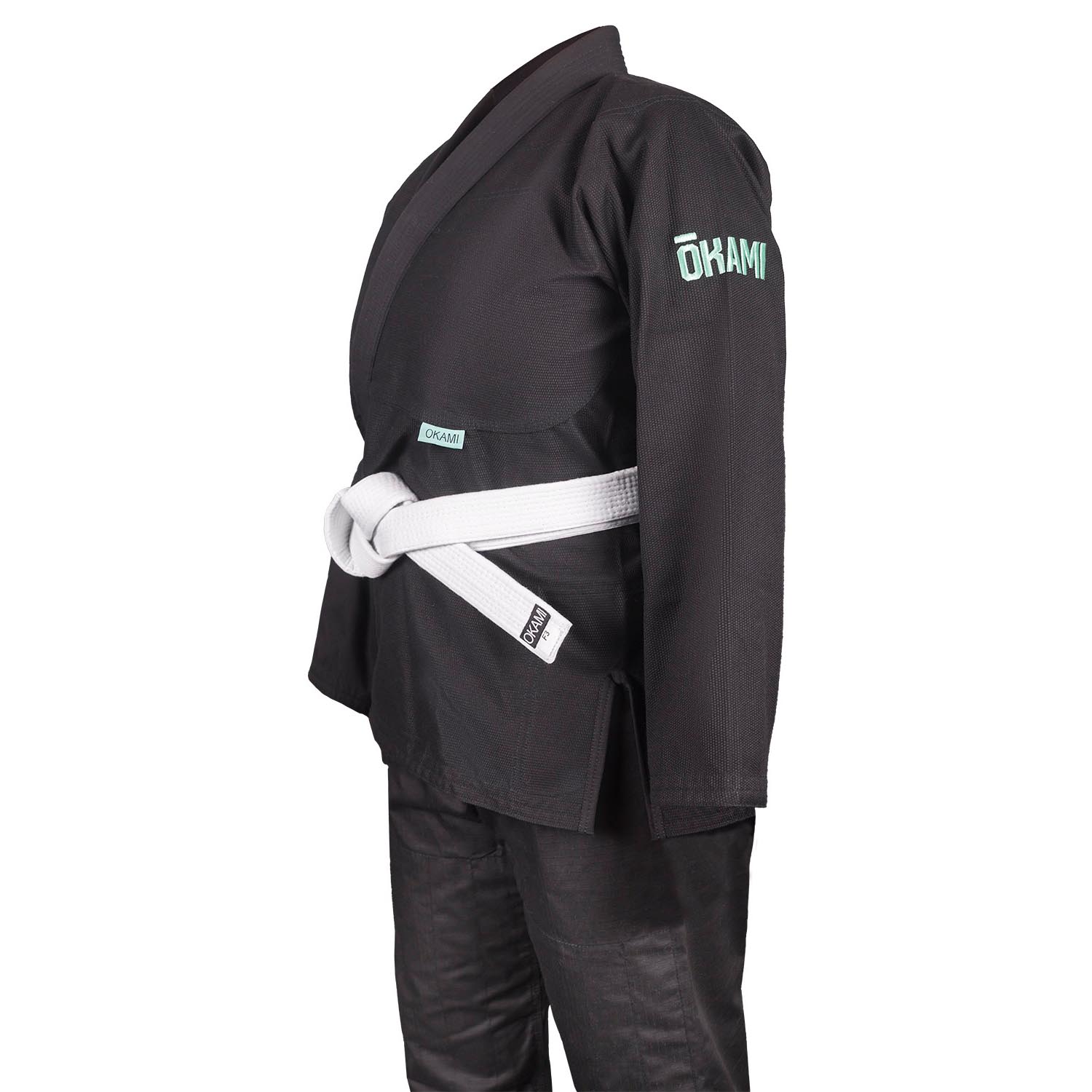 OKAMI BJJ GI, Women, Hajimari, black, F3