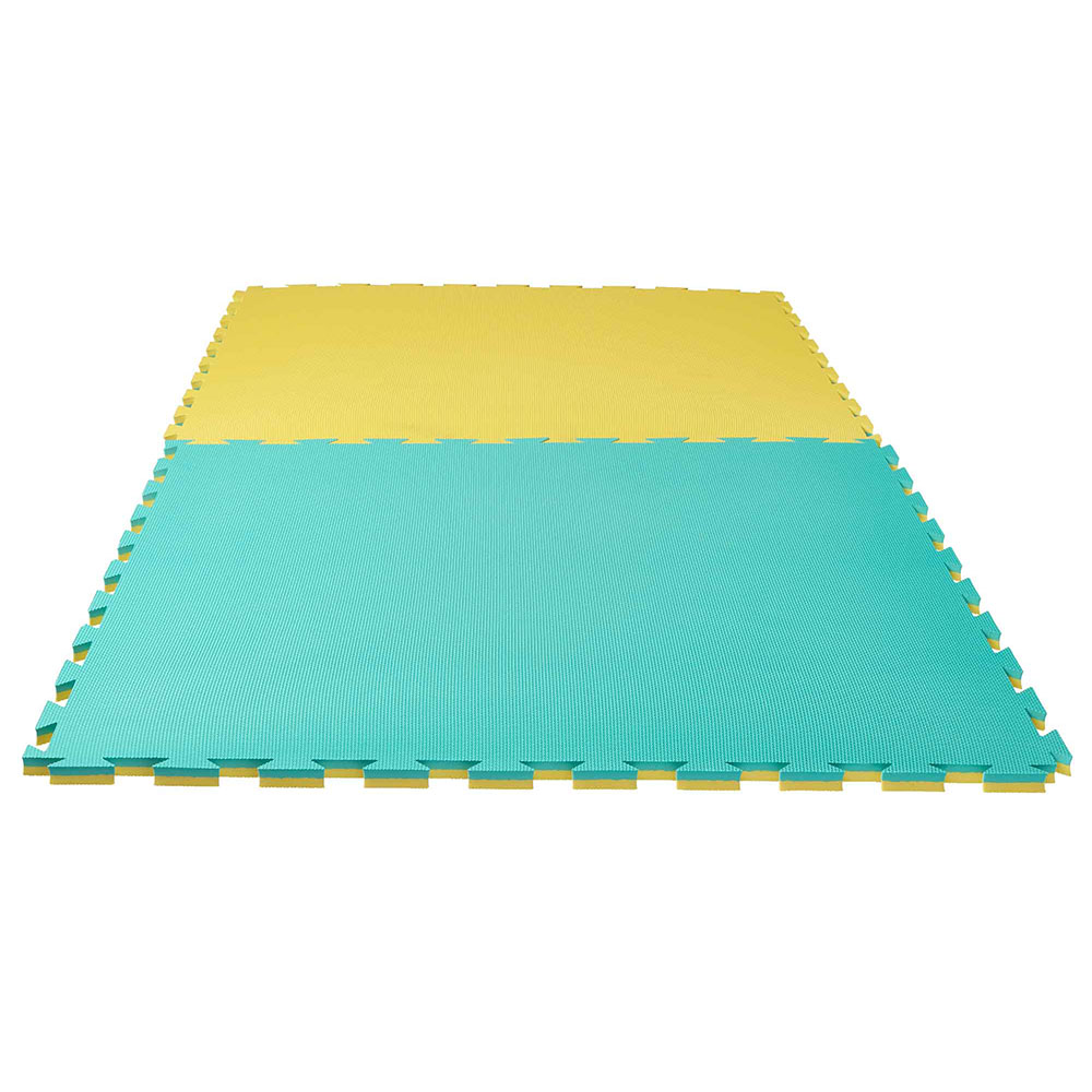 Ju-Sports Pzl-Mat, Pro Grappling Cross, yellow-green, 2 cm
