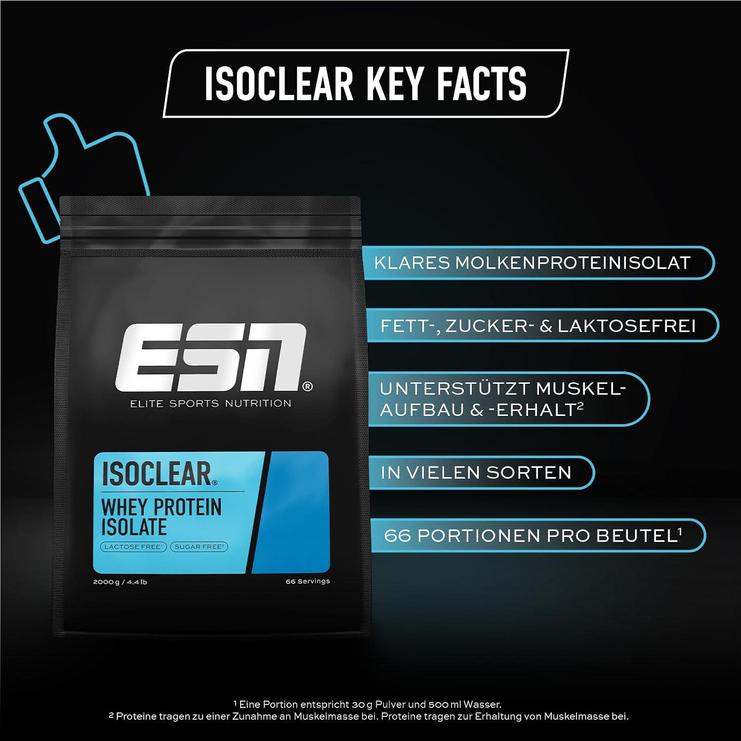 ESN Isoclear Whey Isolate, 2000g, Fresh Orange