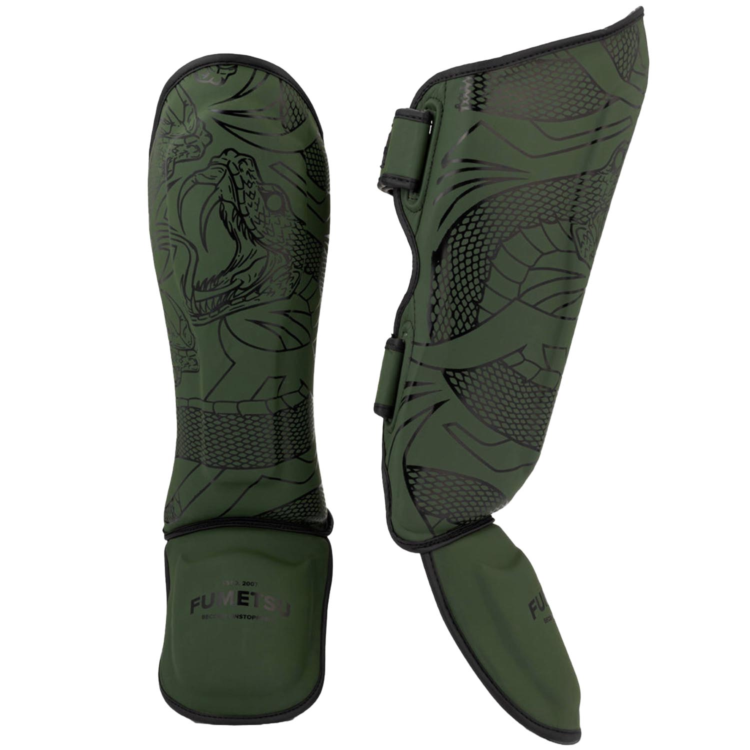 Fumetsu Shin Guard, Anaconda, khaki-black
