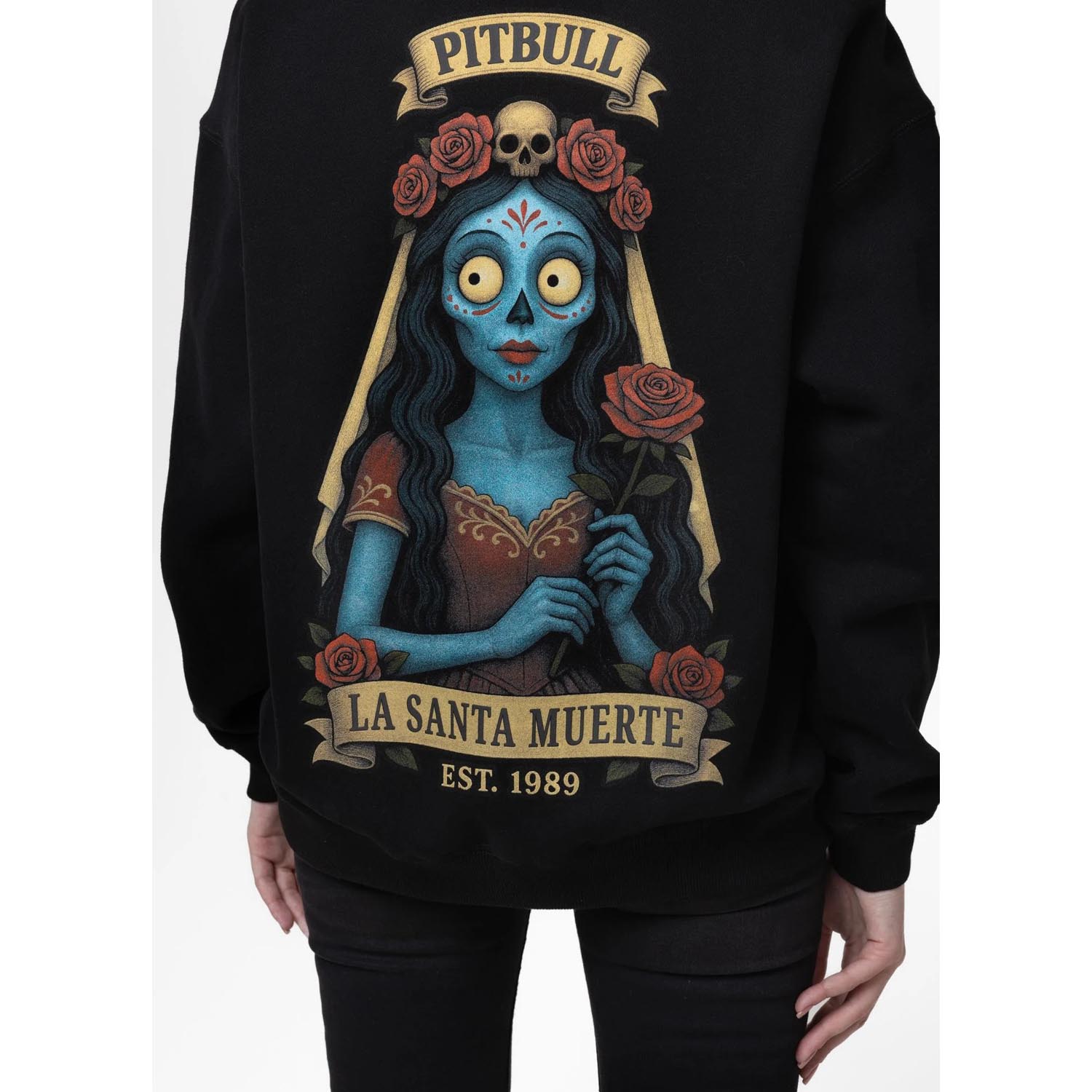 Pit Bull West Coast Hoody, Women, La Santa Muerte, black, XS