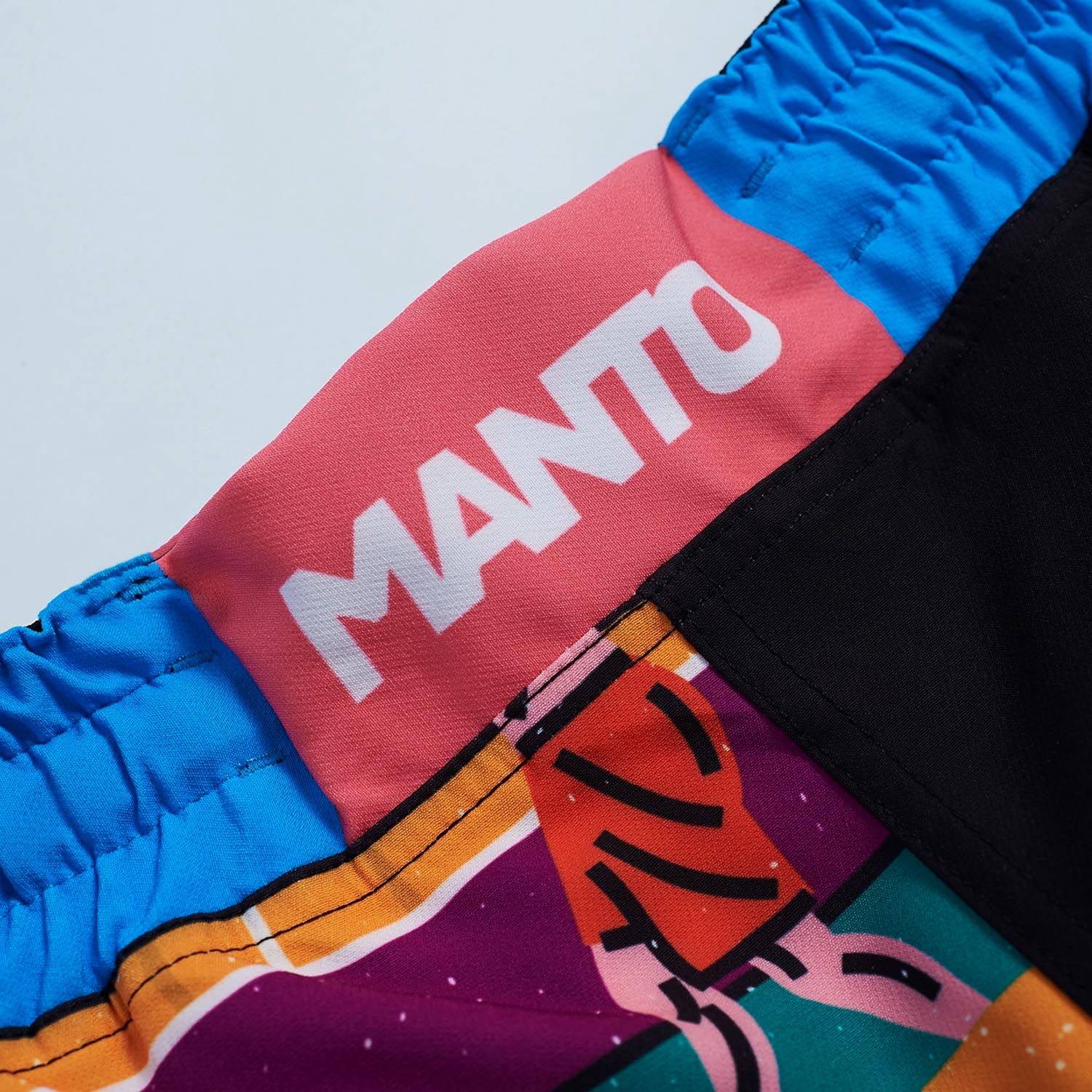 MANTO MMA Fight Shorts, Kinder, Gym 2.0, schwarz, 134