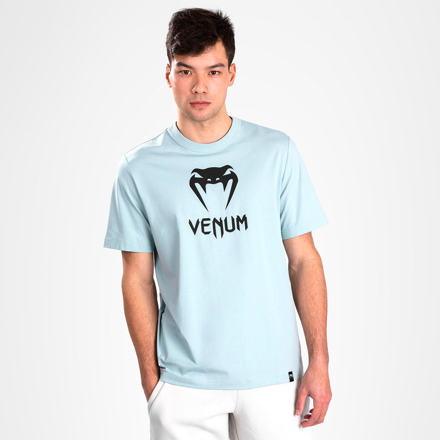VENUM T-Shirt, Classic, light blue-black, XXL