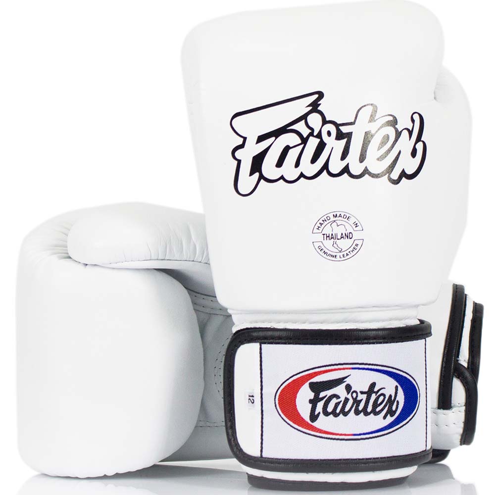 Fairtex Boxing Gloves, BGV1, white, 16 Oz