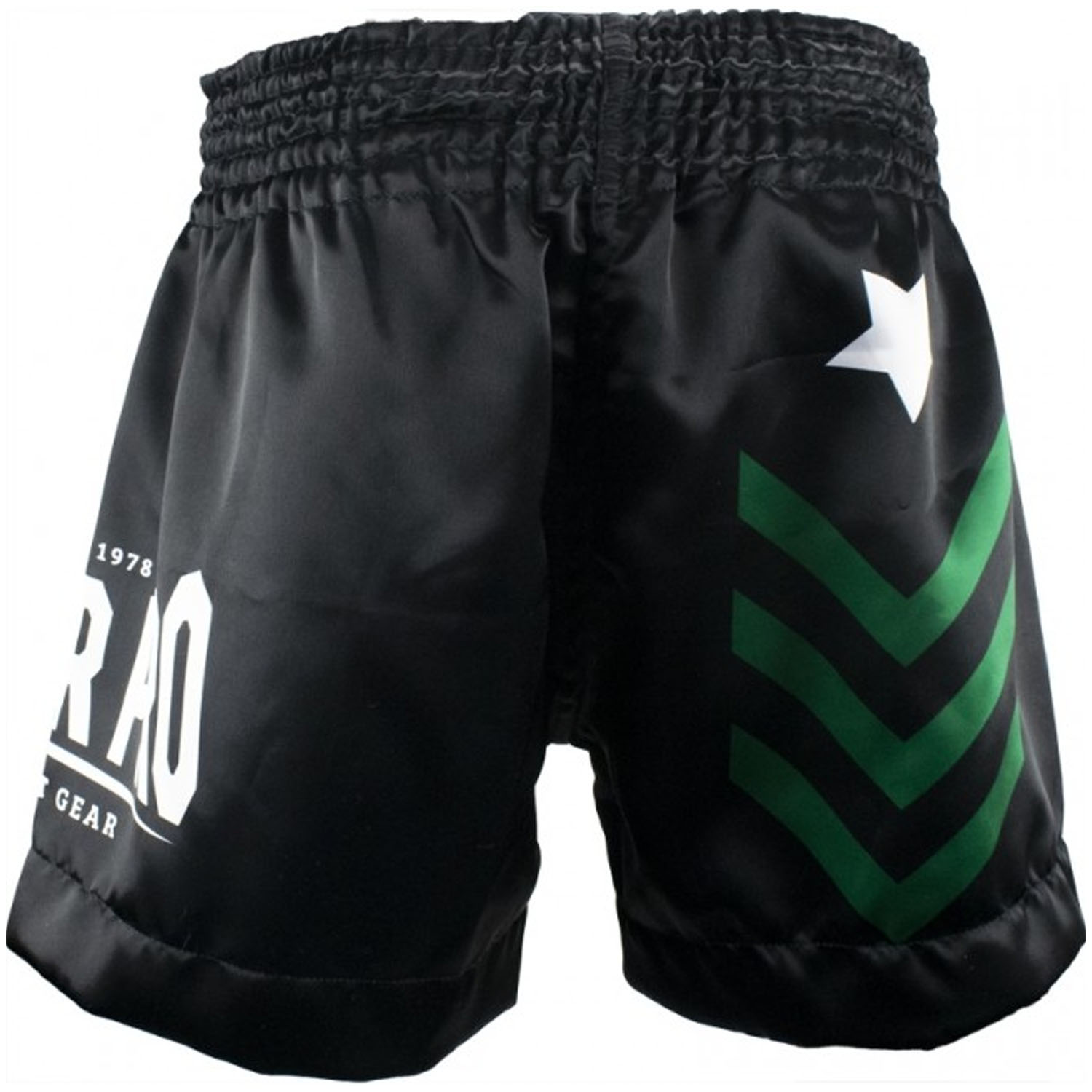 Super Pro Muay Thai Shorts, No Mercy, black, M