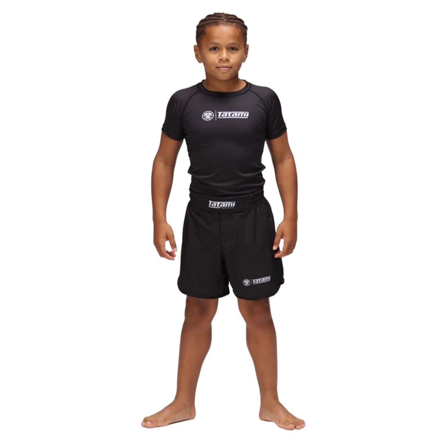 Tatami Rashguard, S/S, Kids, Impact, black, 9-11 J.