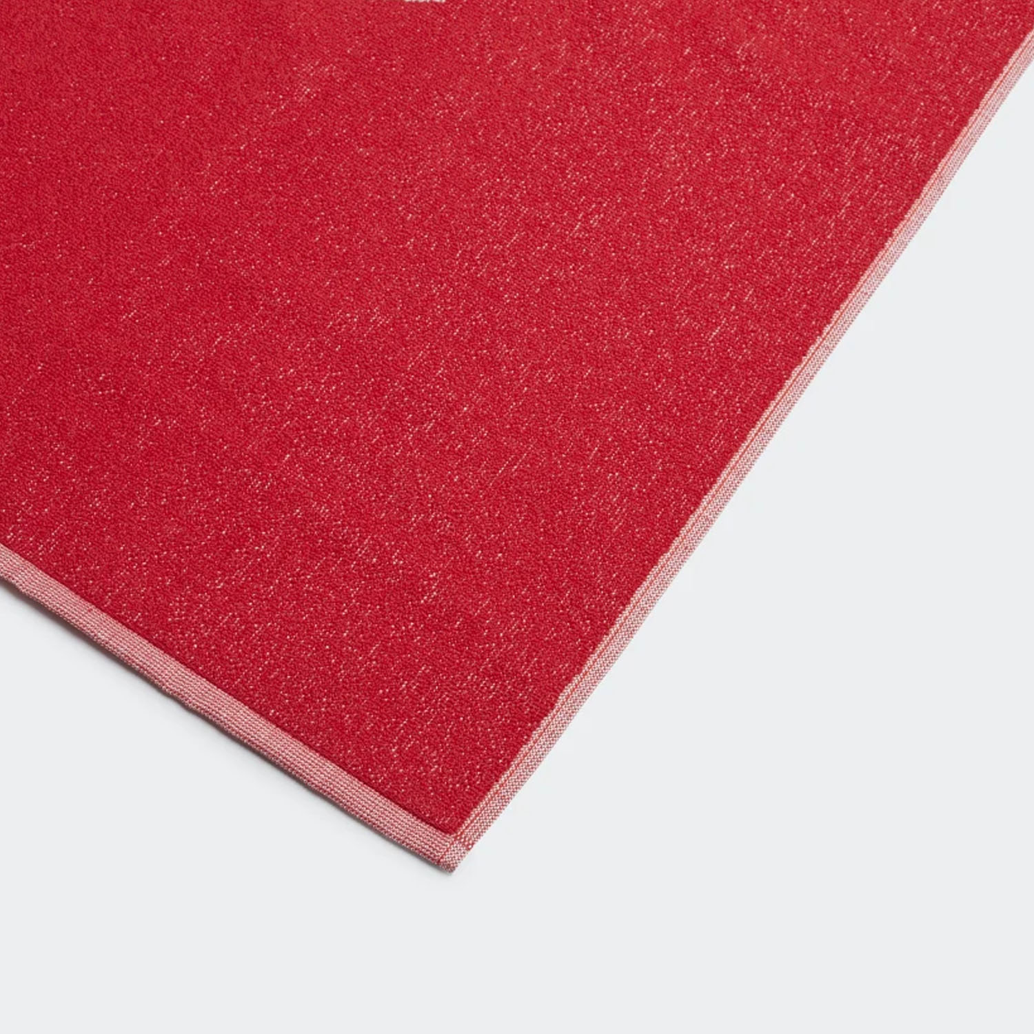 adidas Handtuch, T19, rot-weiß