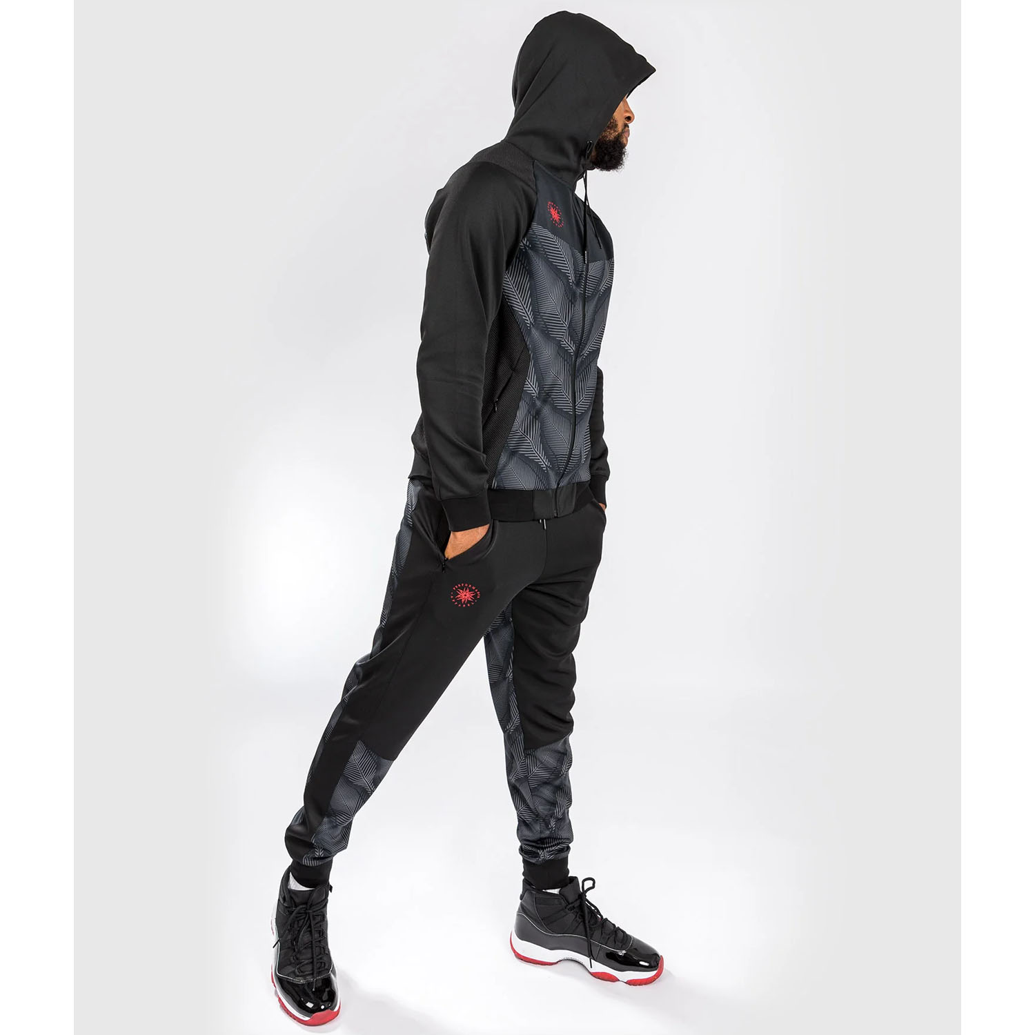 VENUM Zip Hoody, Phantom, schwarz, XXL