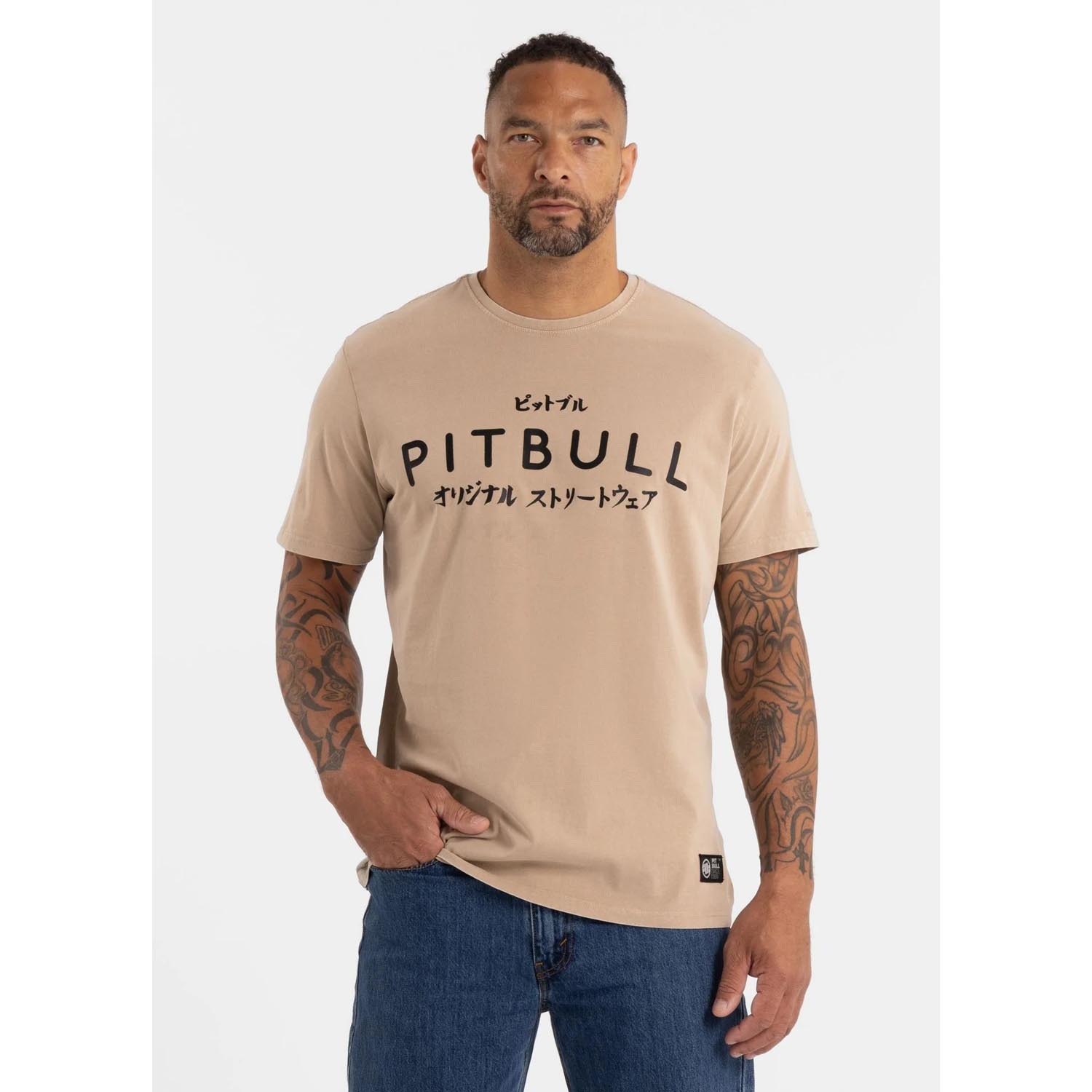 Pit Bull West Coast T-Shirt, Bravery, brown, XXXL
