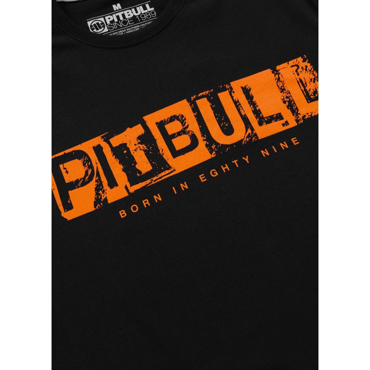 Pit Bull West Coast T-Shirt, Blacky, black-orange, XXXL