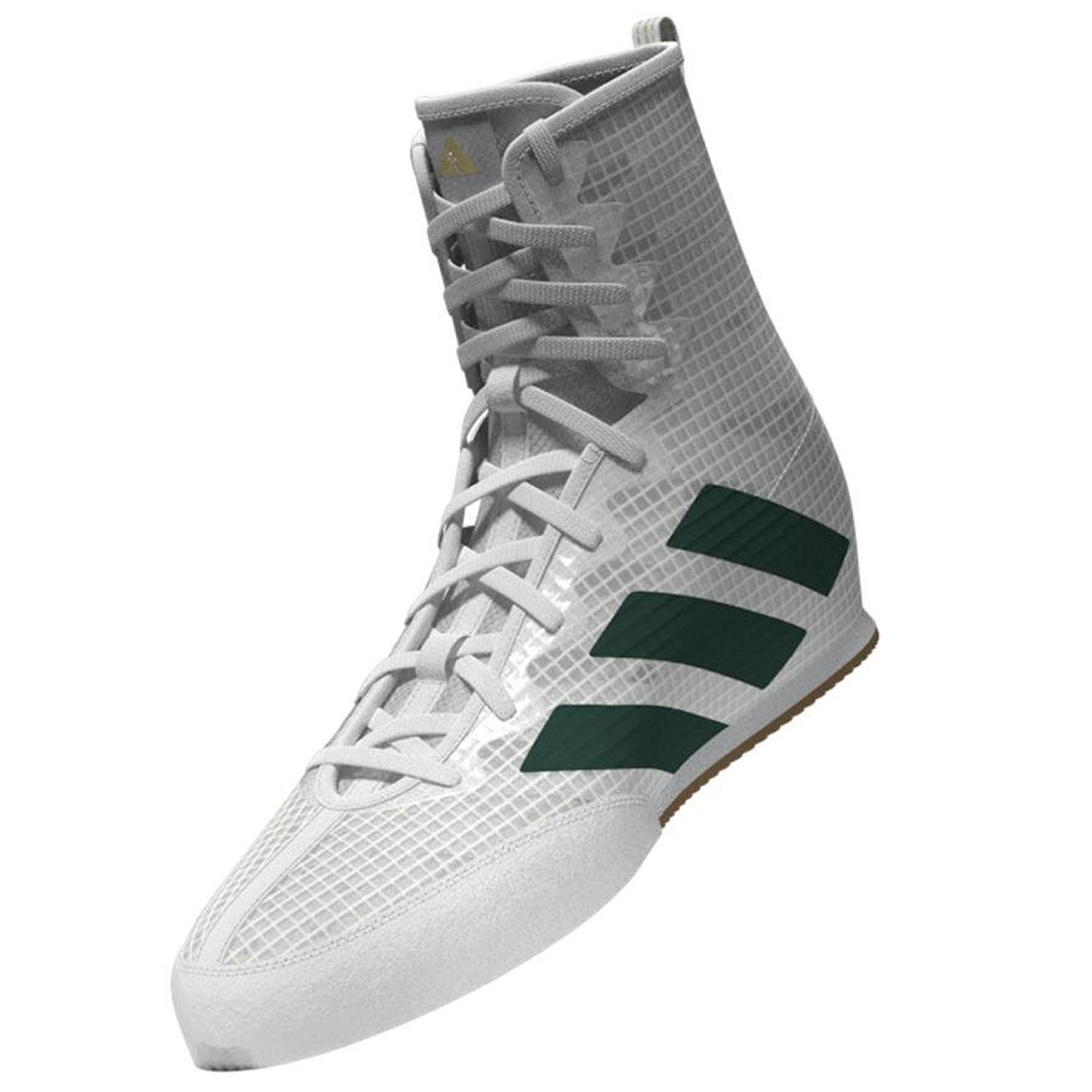 adidas Boxing Shoes, Box Hog 4, white-green, 47 ⅓ (UK 12)