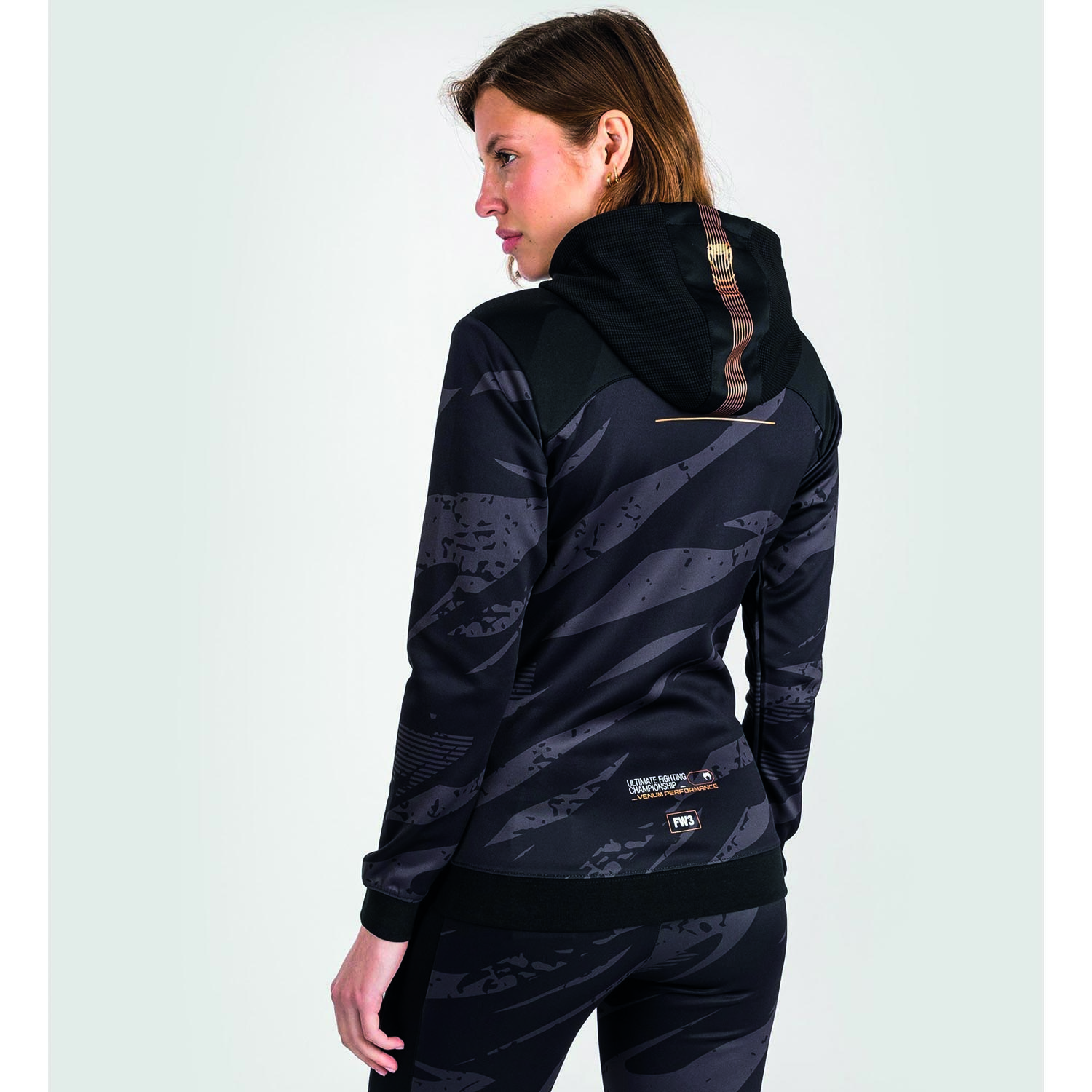VENUM Zip Hoody, Damen, UFC Fight Week, Adrenaline, urban camo, XXL