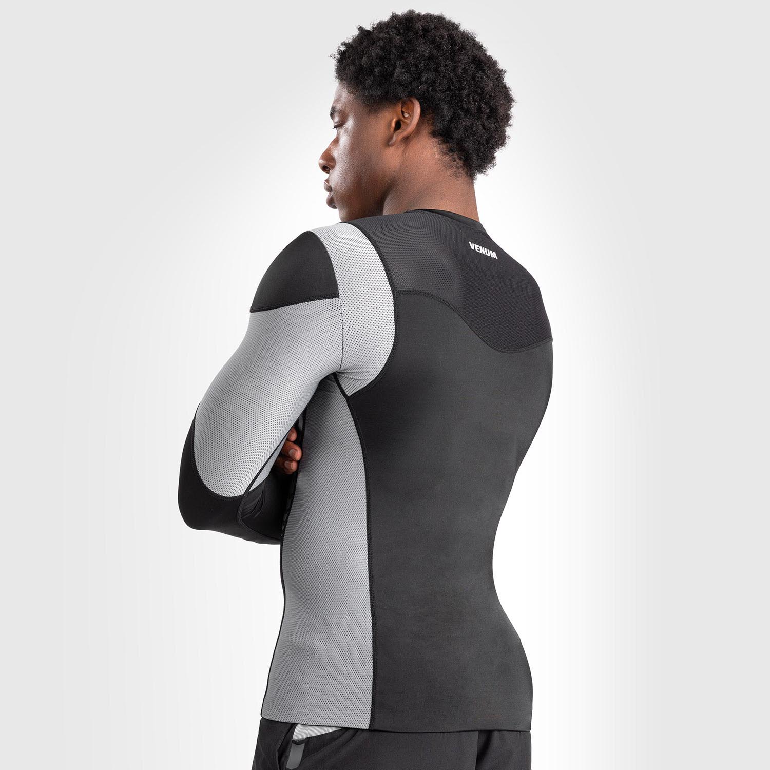 VENUM Rashguard, L/S, Tempest, schwarz-grau, L
